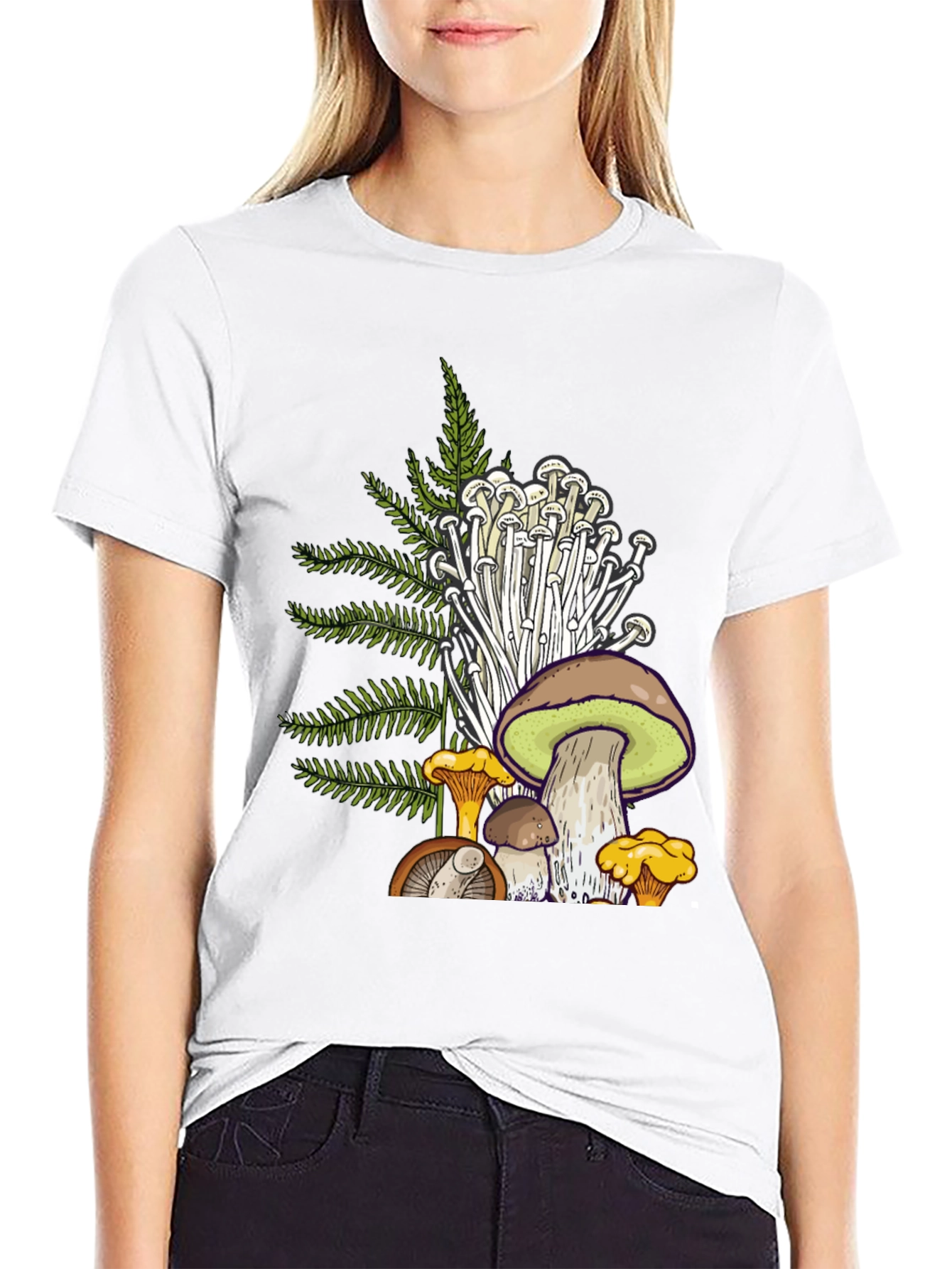 Mushroom Graphic T-Shirt - Nature Inspired Tee