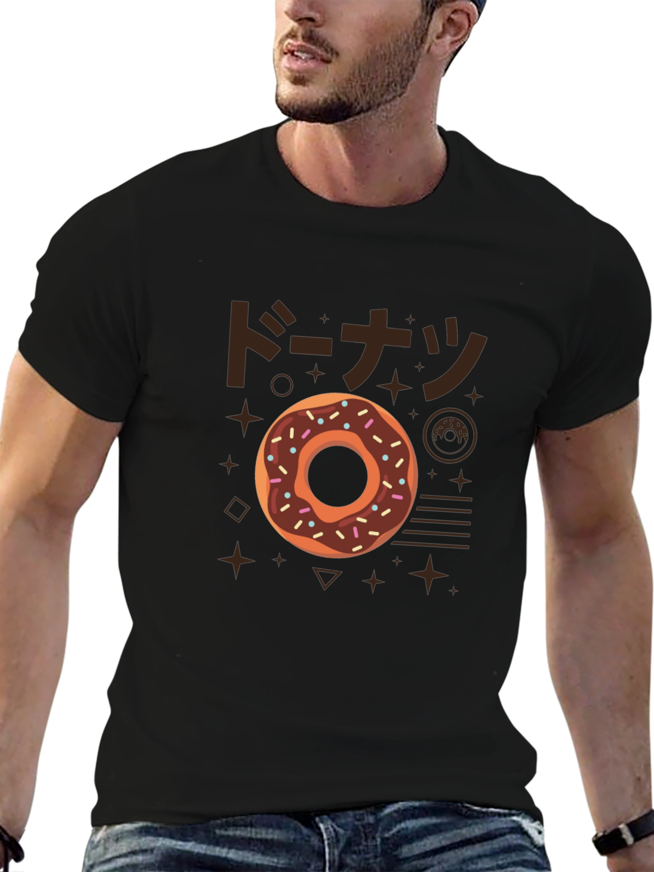 Donut Graphic Tee - Japanese Style