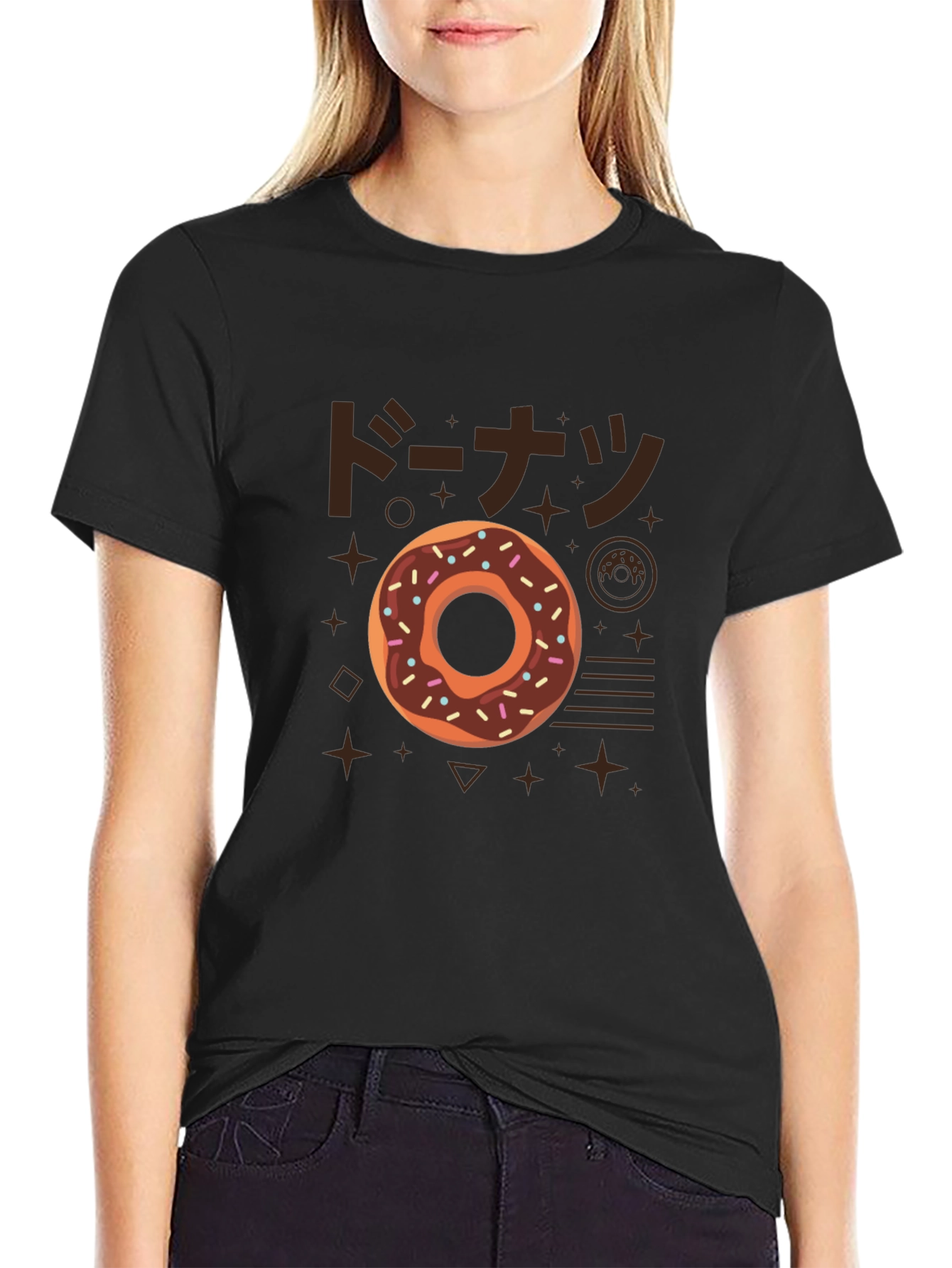 Donut Graphic Tee - Japanese Style