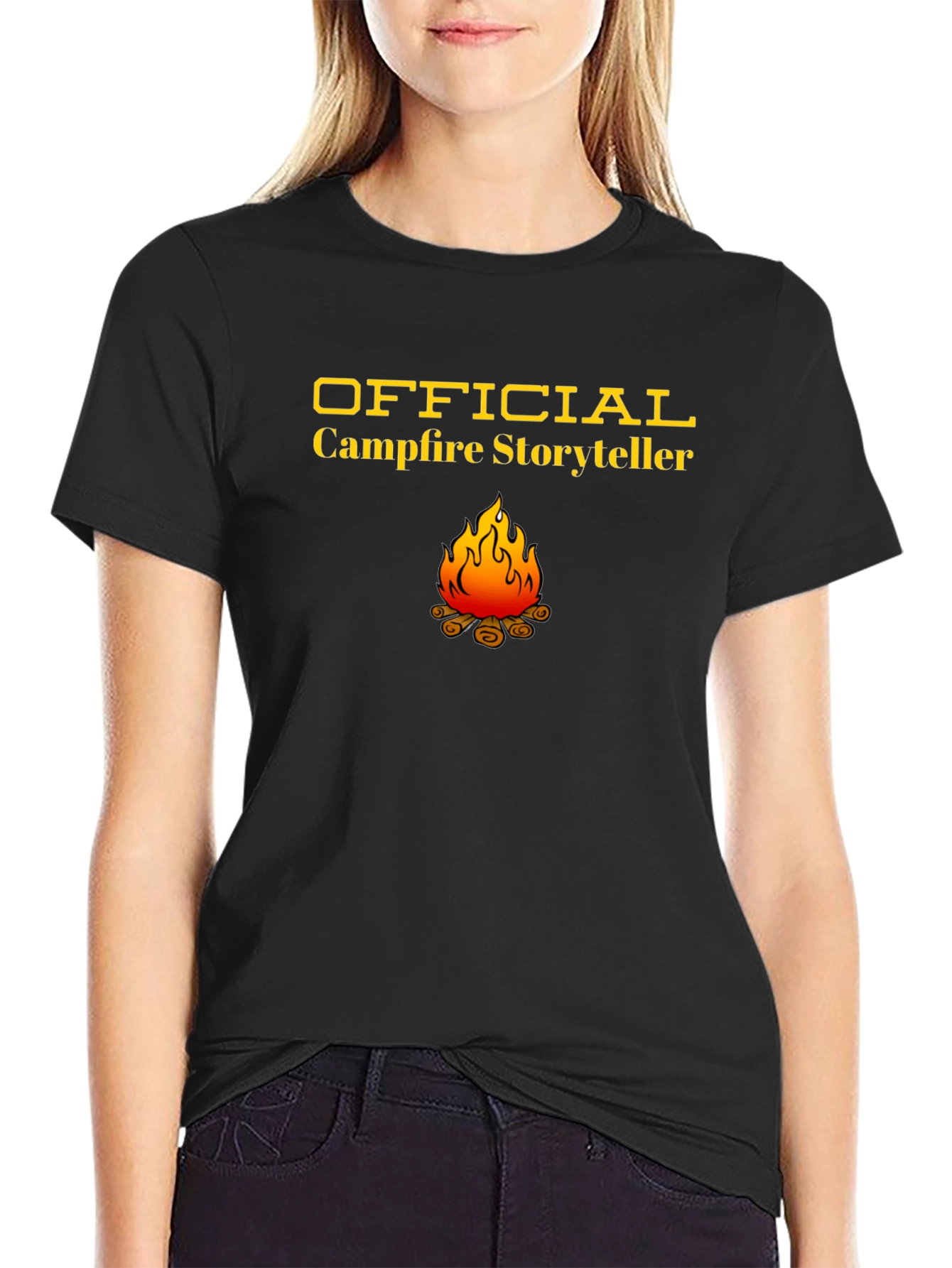 Official Campfire Storyteller T-Shirt - Black