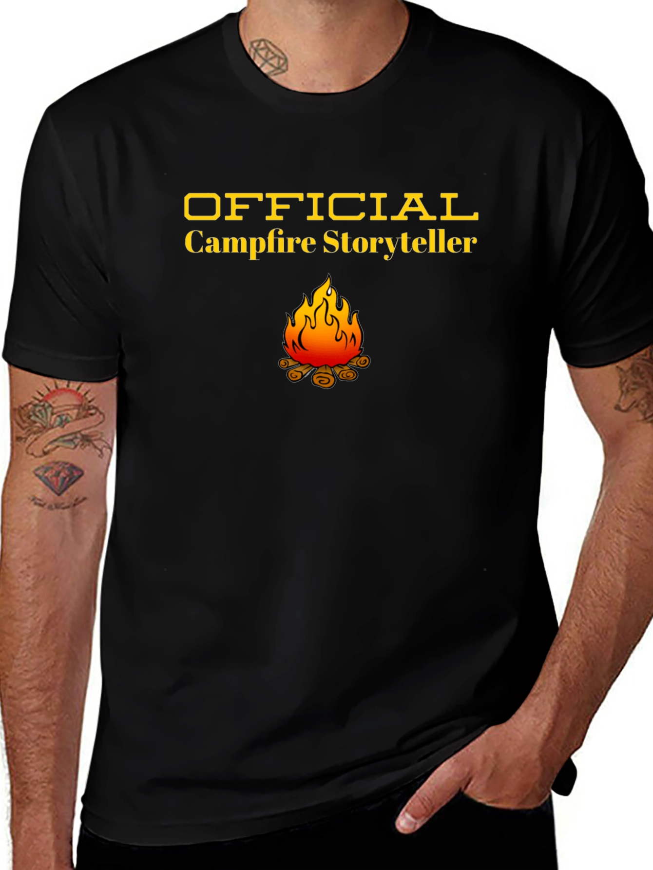 Official Campfire Storyteller T-Shirt - Black