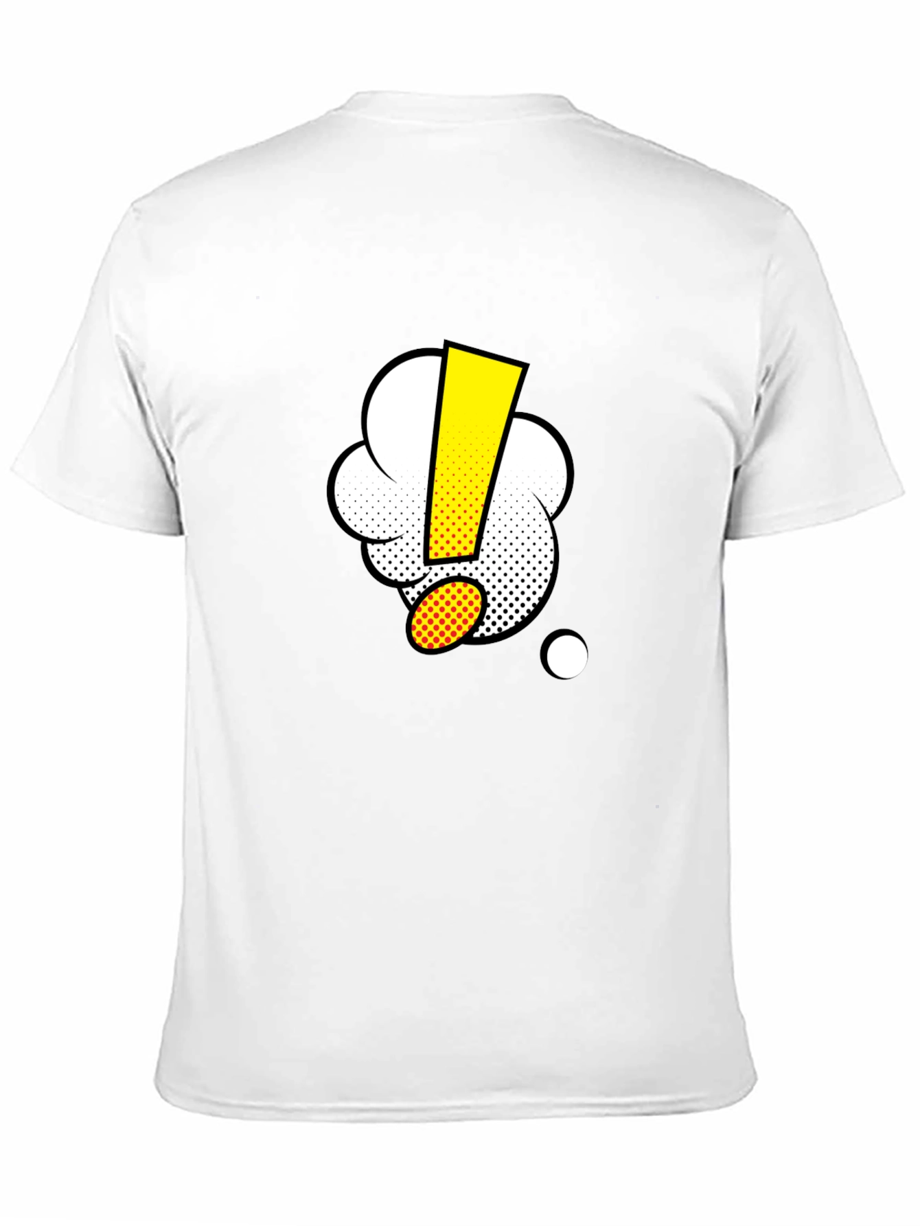 Comic Exclamation Black T-Shirt