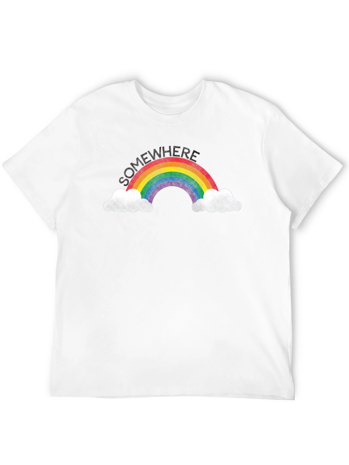 Rainbow Somewhere Graphic T-Shirt
