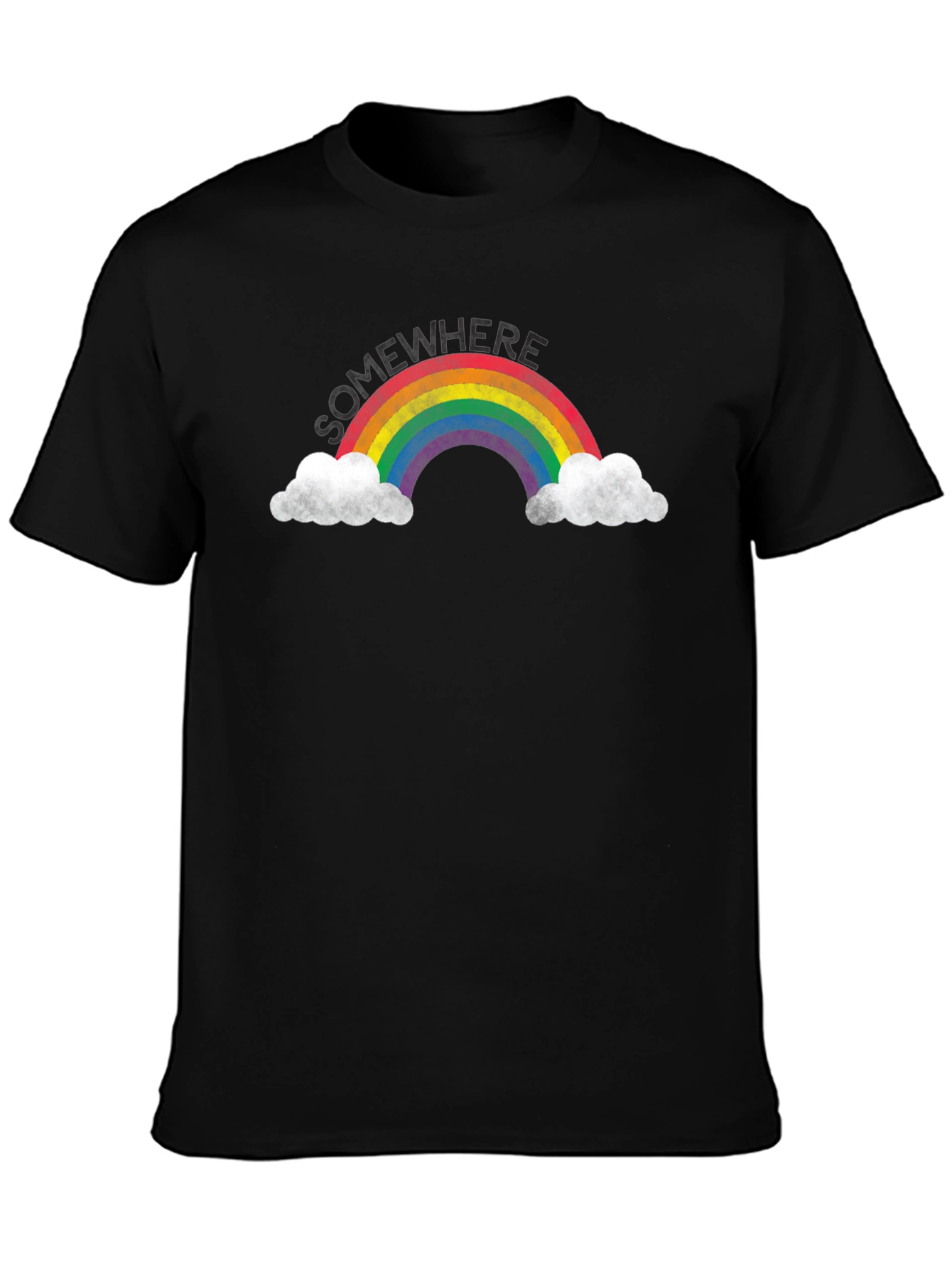 Rainbow Somewhere Graphic T-Shirt