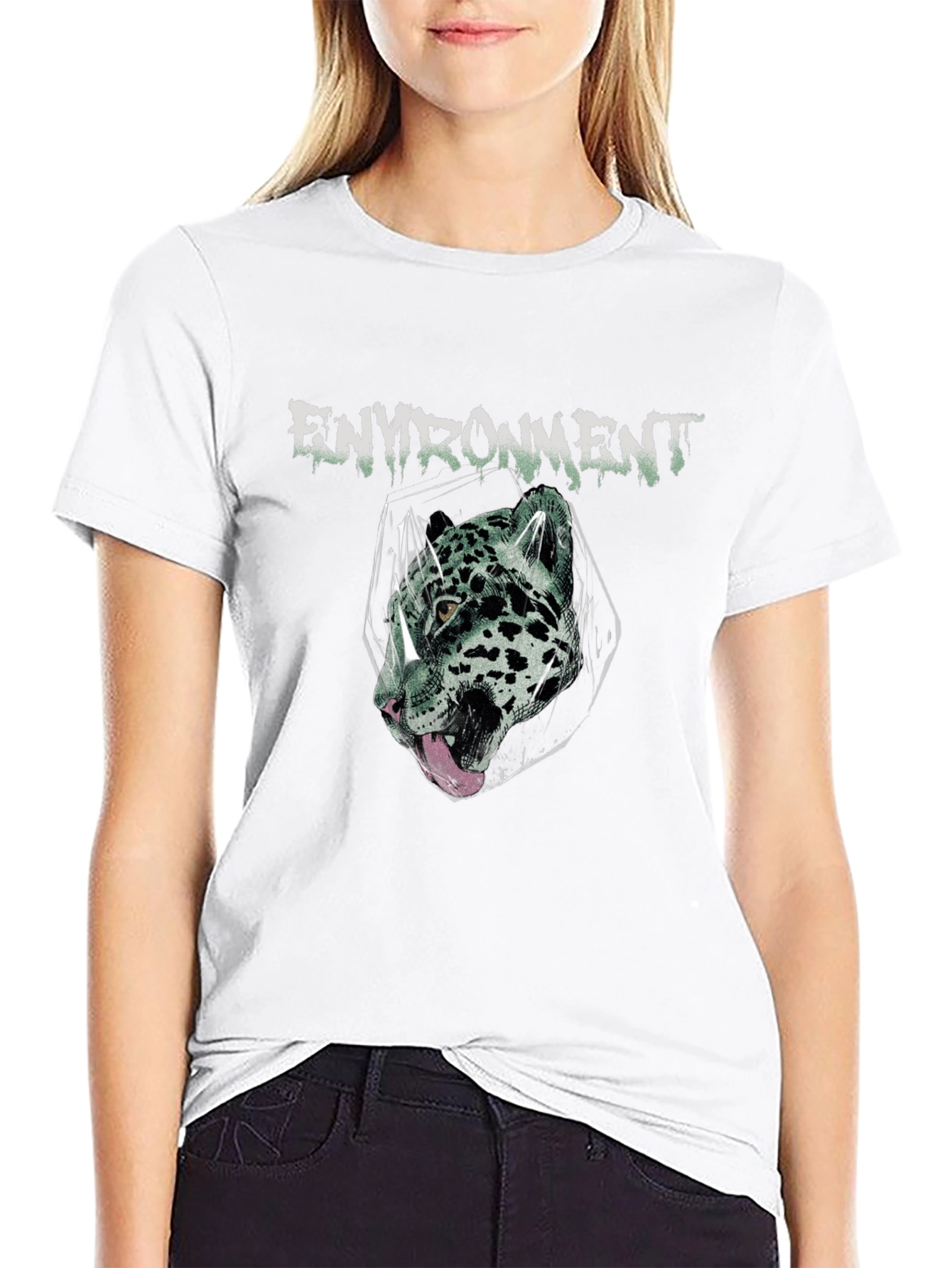 Environment Jaguar Graphic Tee - Black