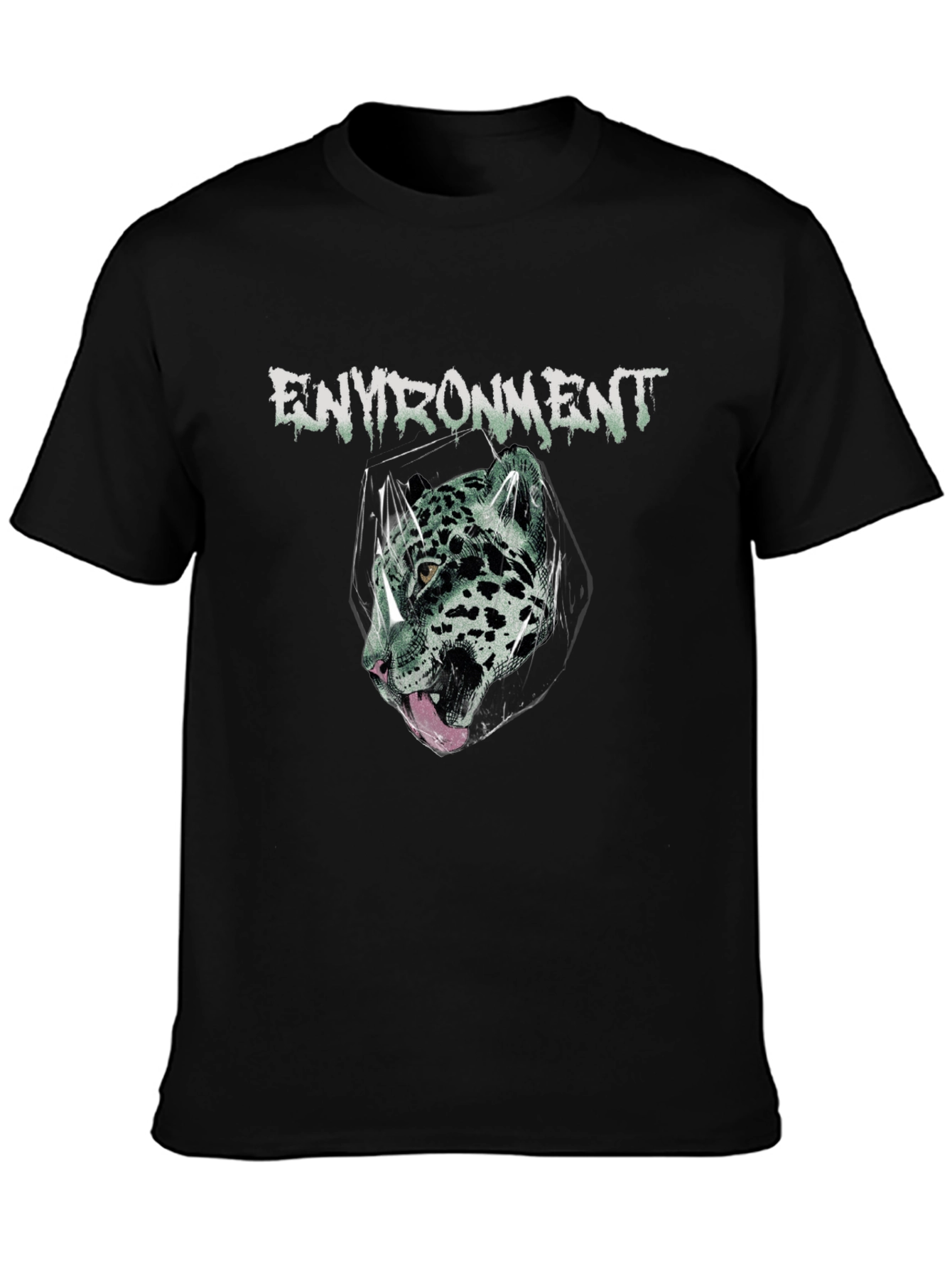 Environment Jaguar Graphic Tee - Black