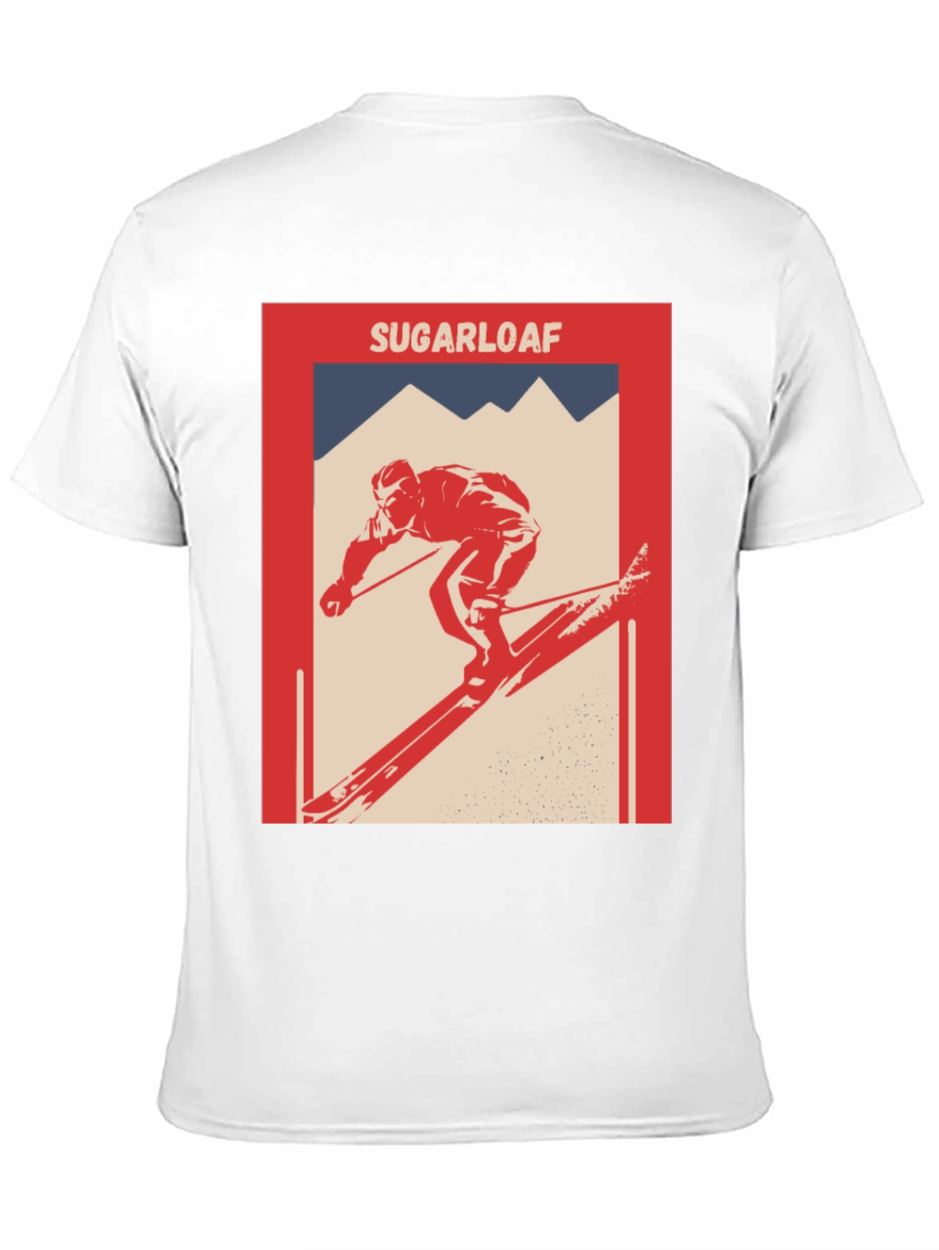 Sugarloaf Skier Graphic T-Shirt - Retro Style