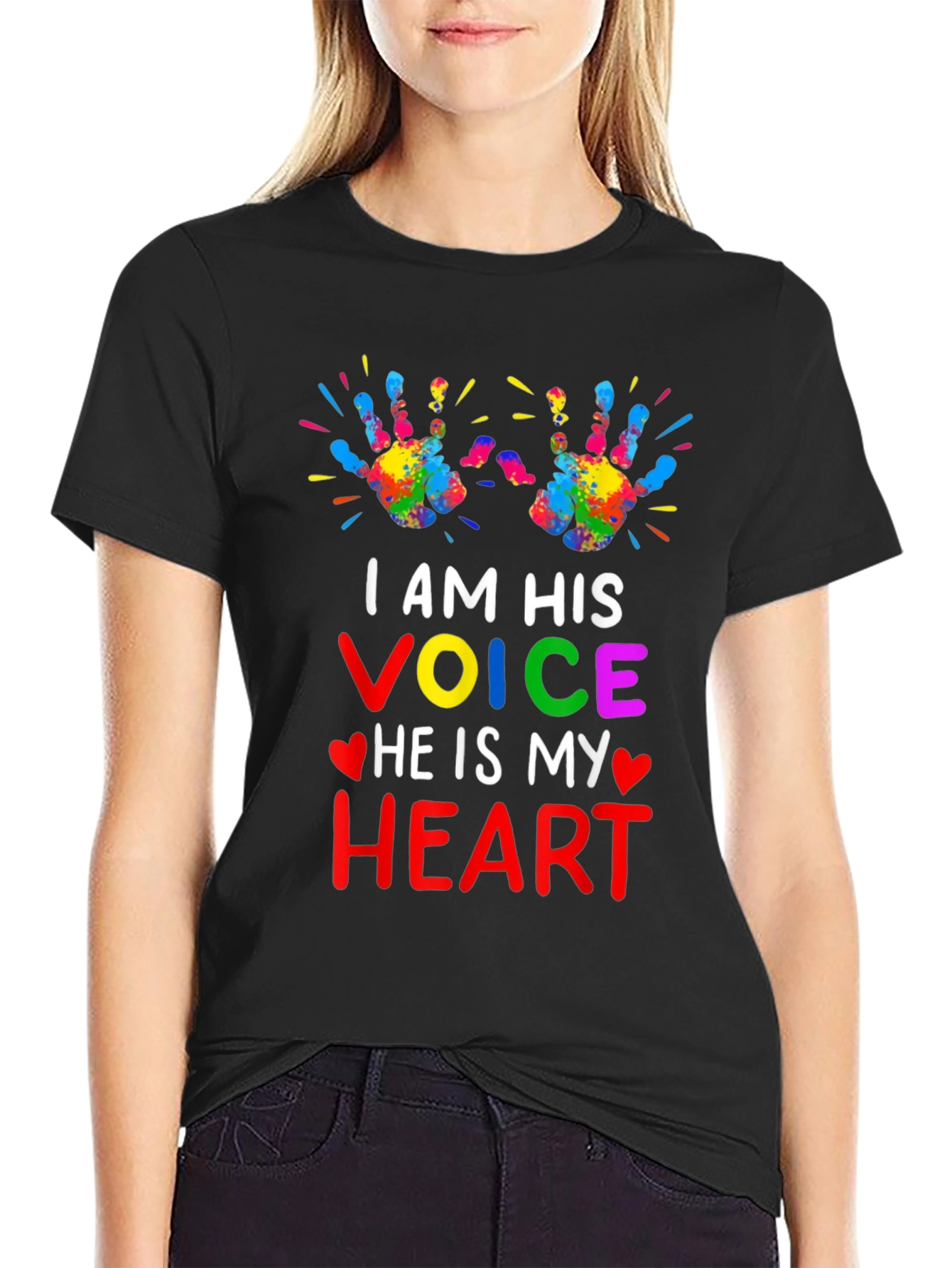 Autism Awareness I Am His Voice T-Shirt