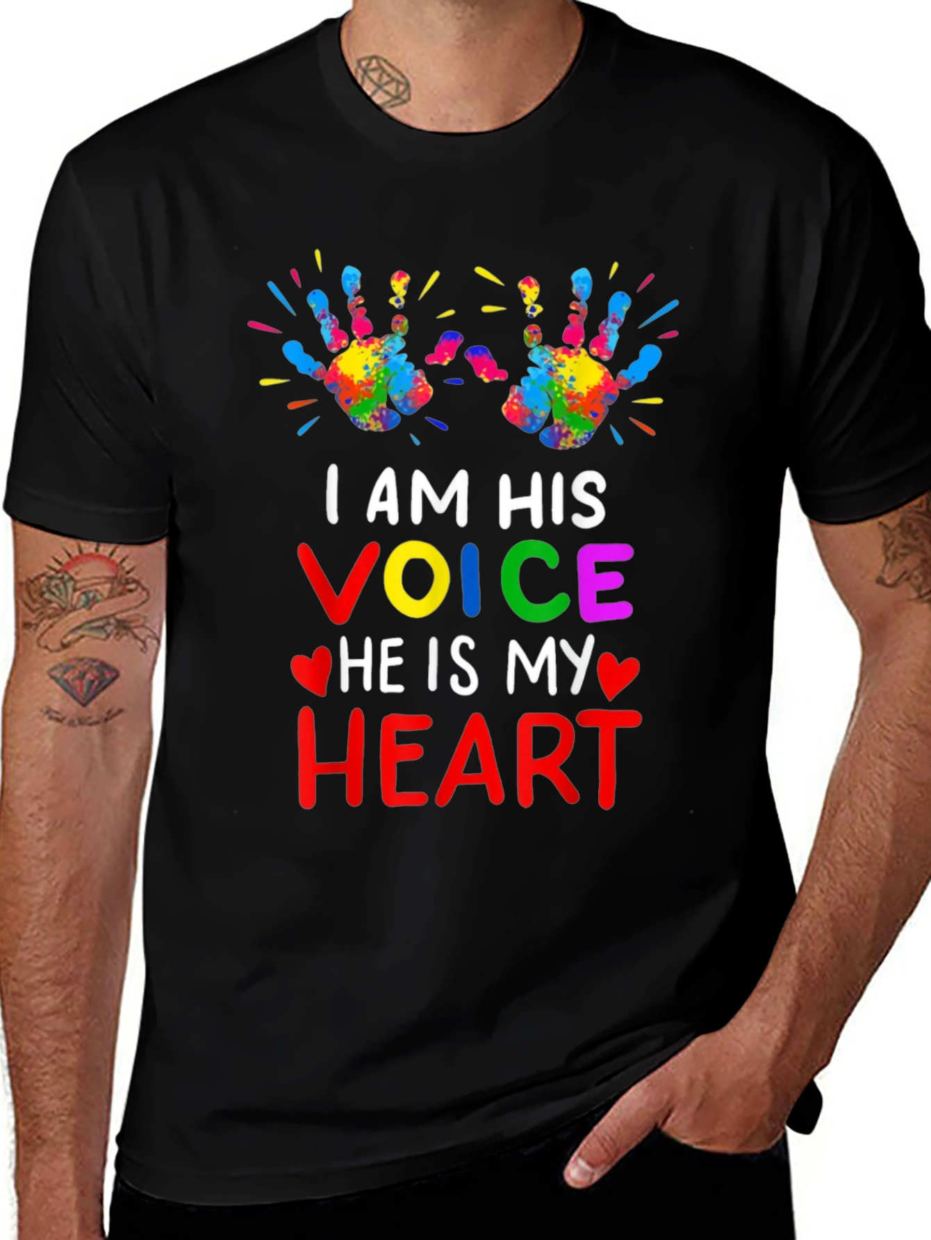 Autism Awareness I Am His Voice T-Shirt