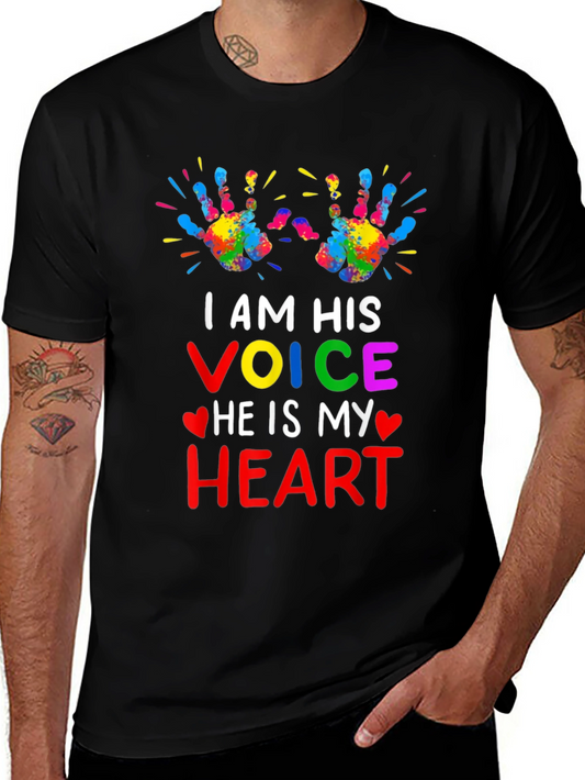 Autism Awareness I Am His Voice T-Shirt