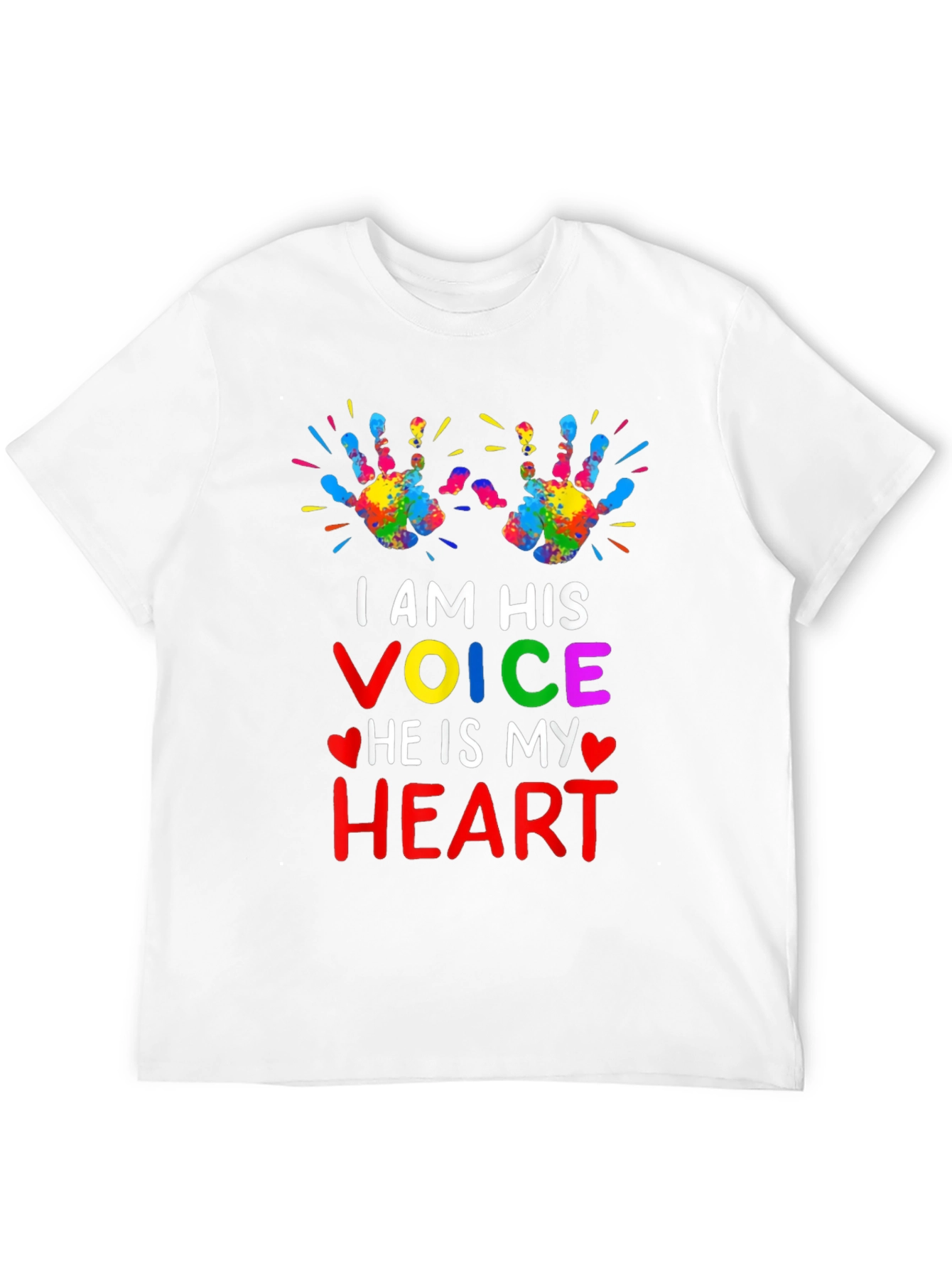 Autism Awareness I Am His Voice T-Shirt