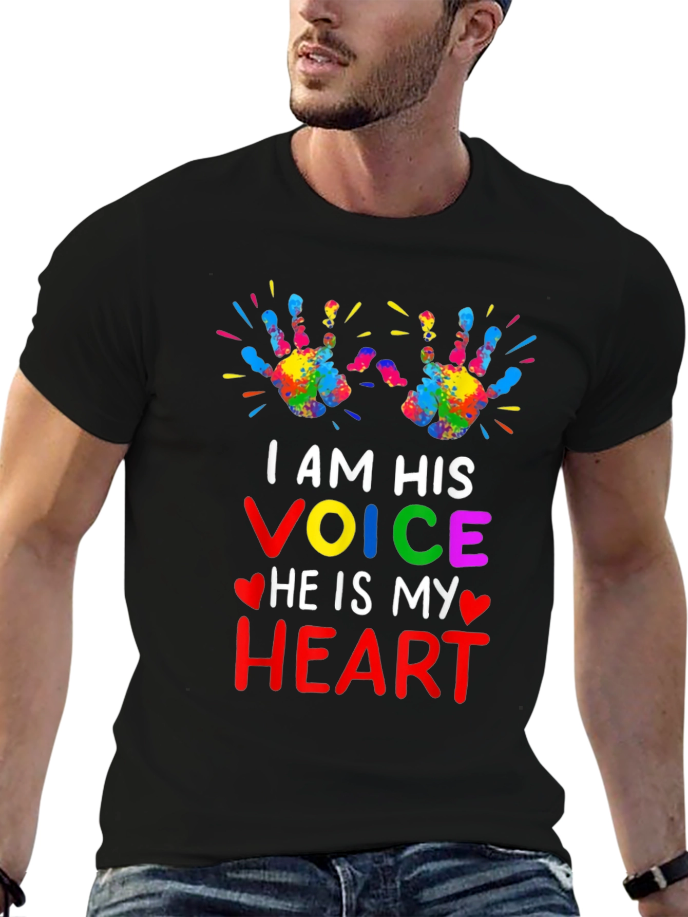 Autism Awareness I Am His Voice T-Shirt