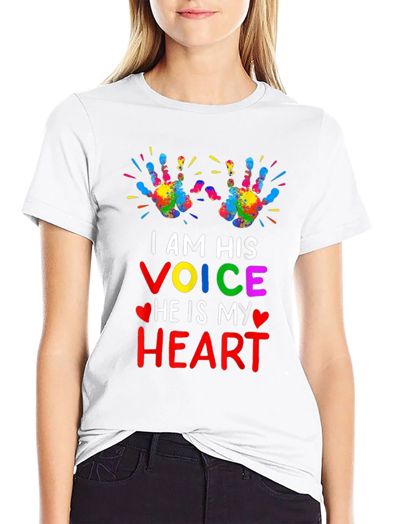 Autism Awareness I Am His Voice T-Shirt