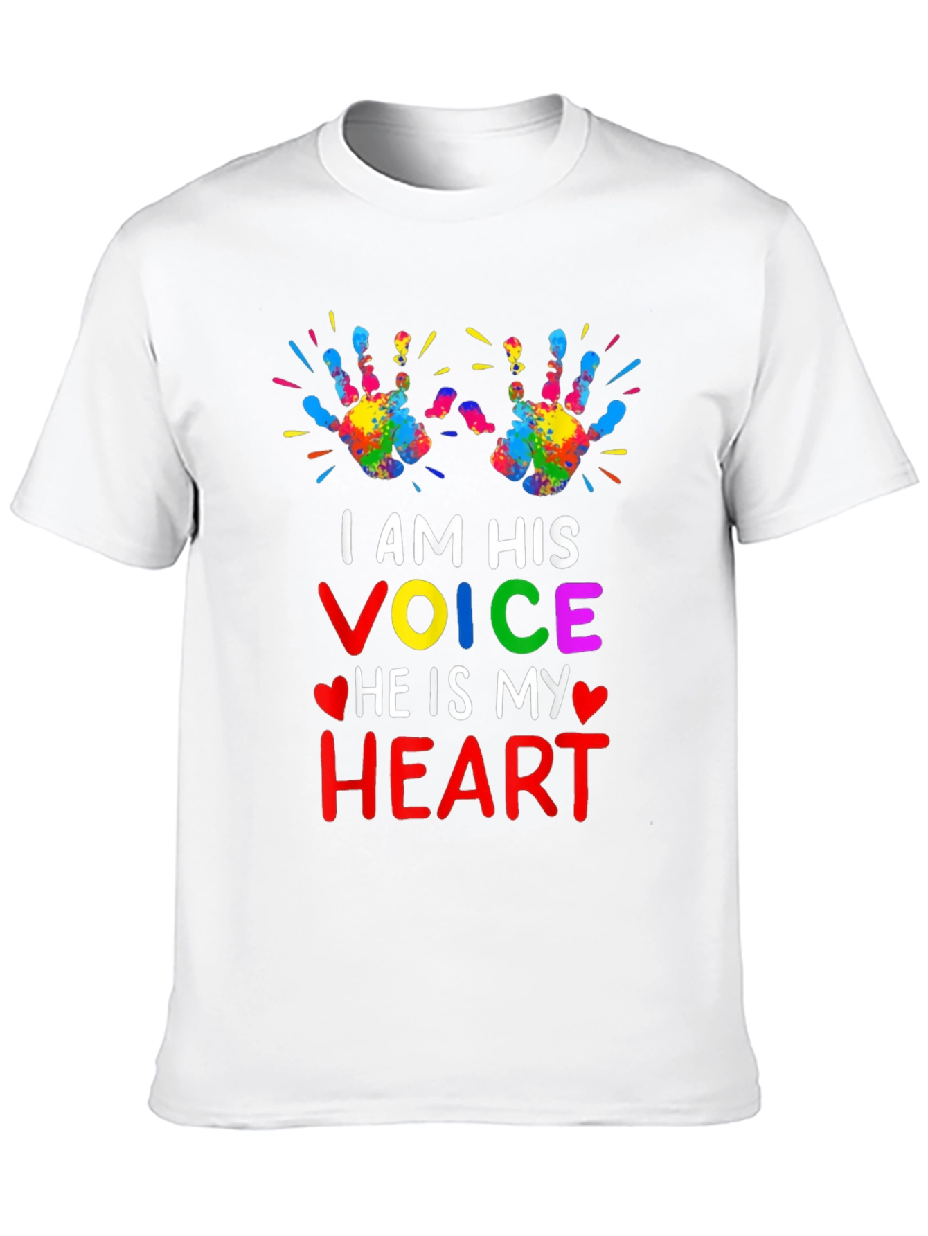 Autism Awareness I Am His Voice T-Shirt