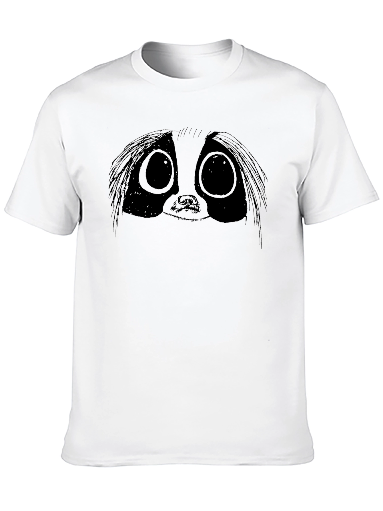 Whimsical Sloth Graphic Tee - Black