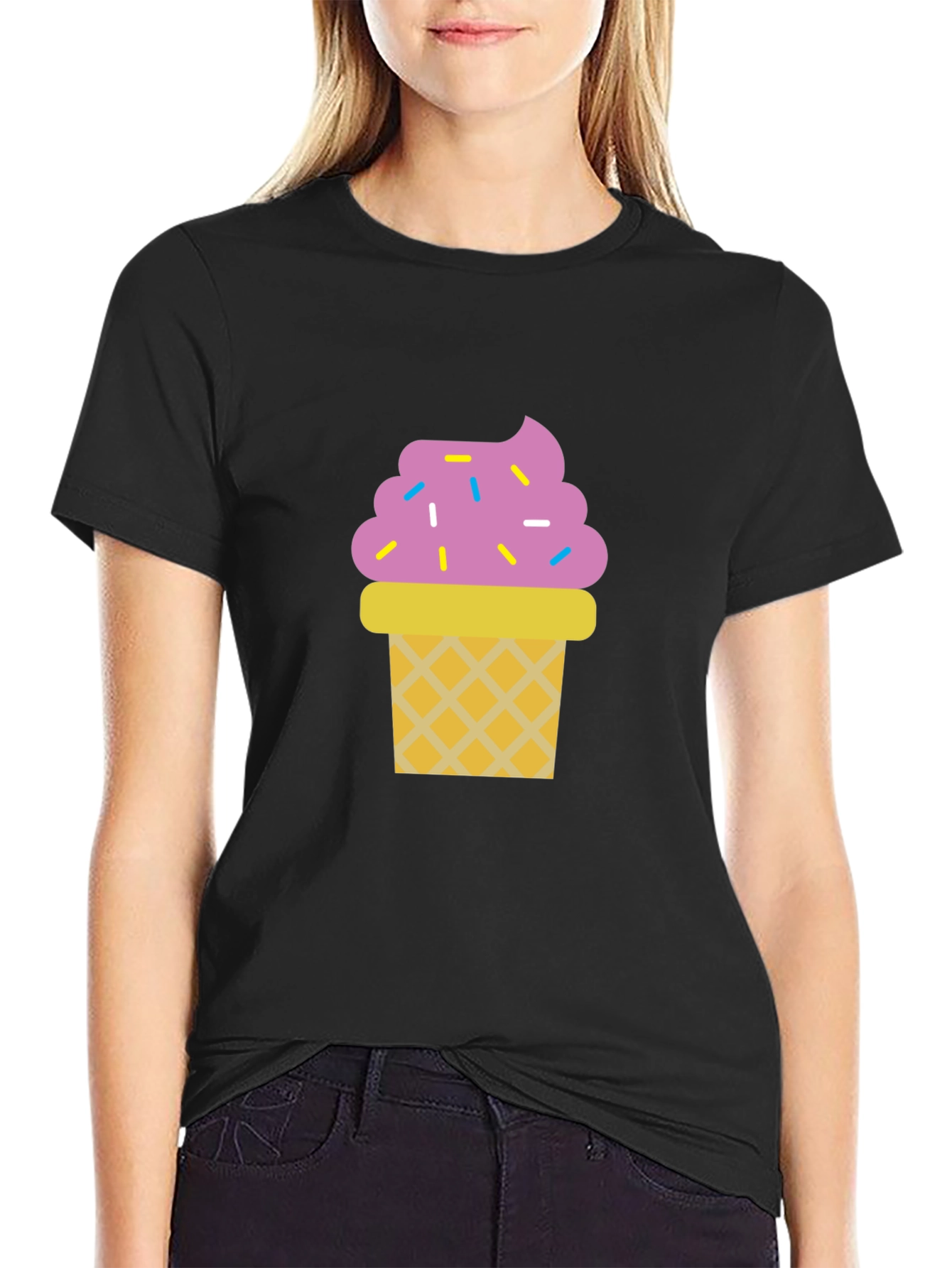 Fun Ice Cream Graphic T-Shirt