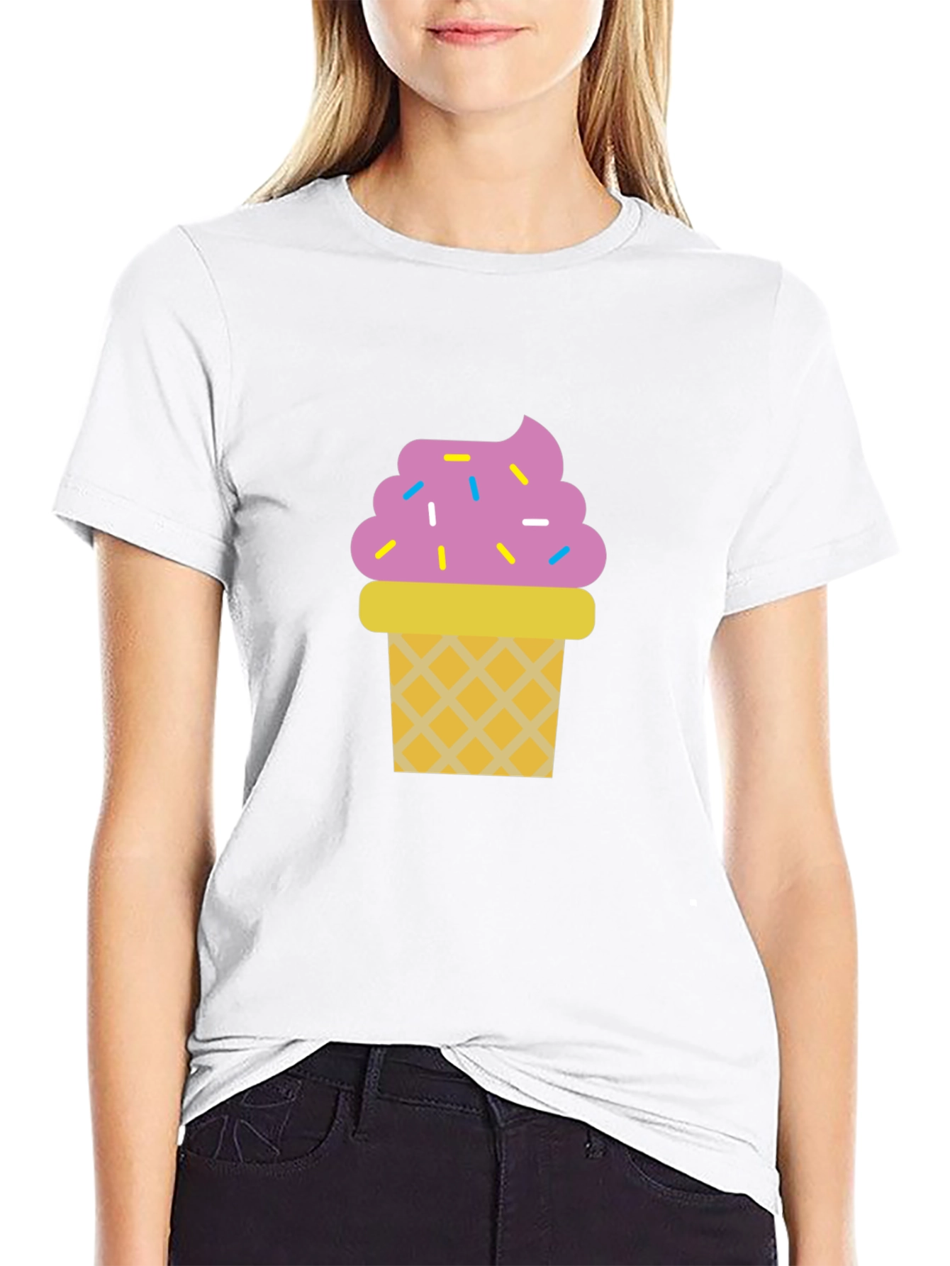 Fun Ice Cream Graphic T-Shirt