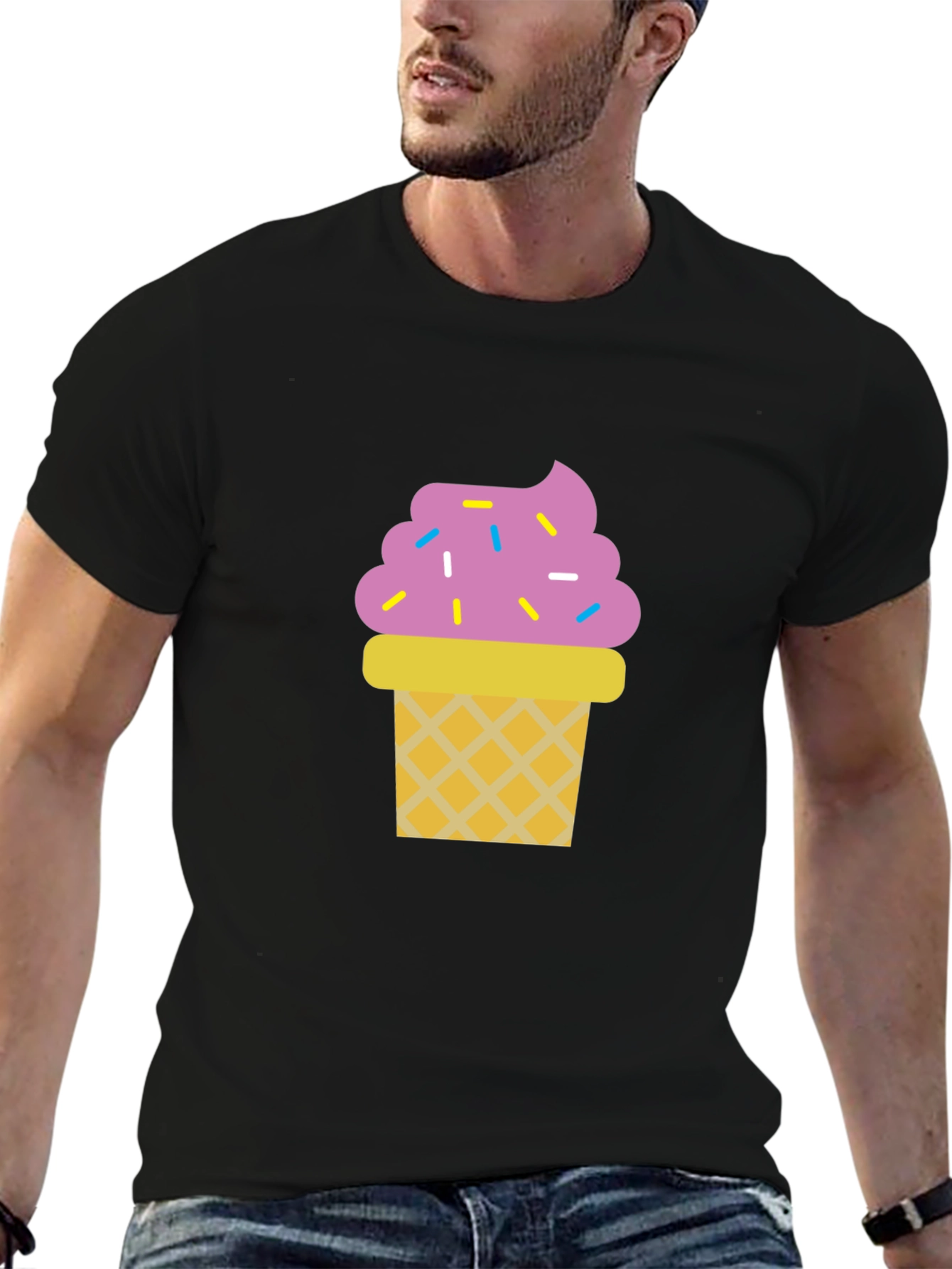Fun Ice Cream Graphic T-Shirt