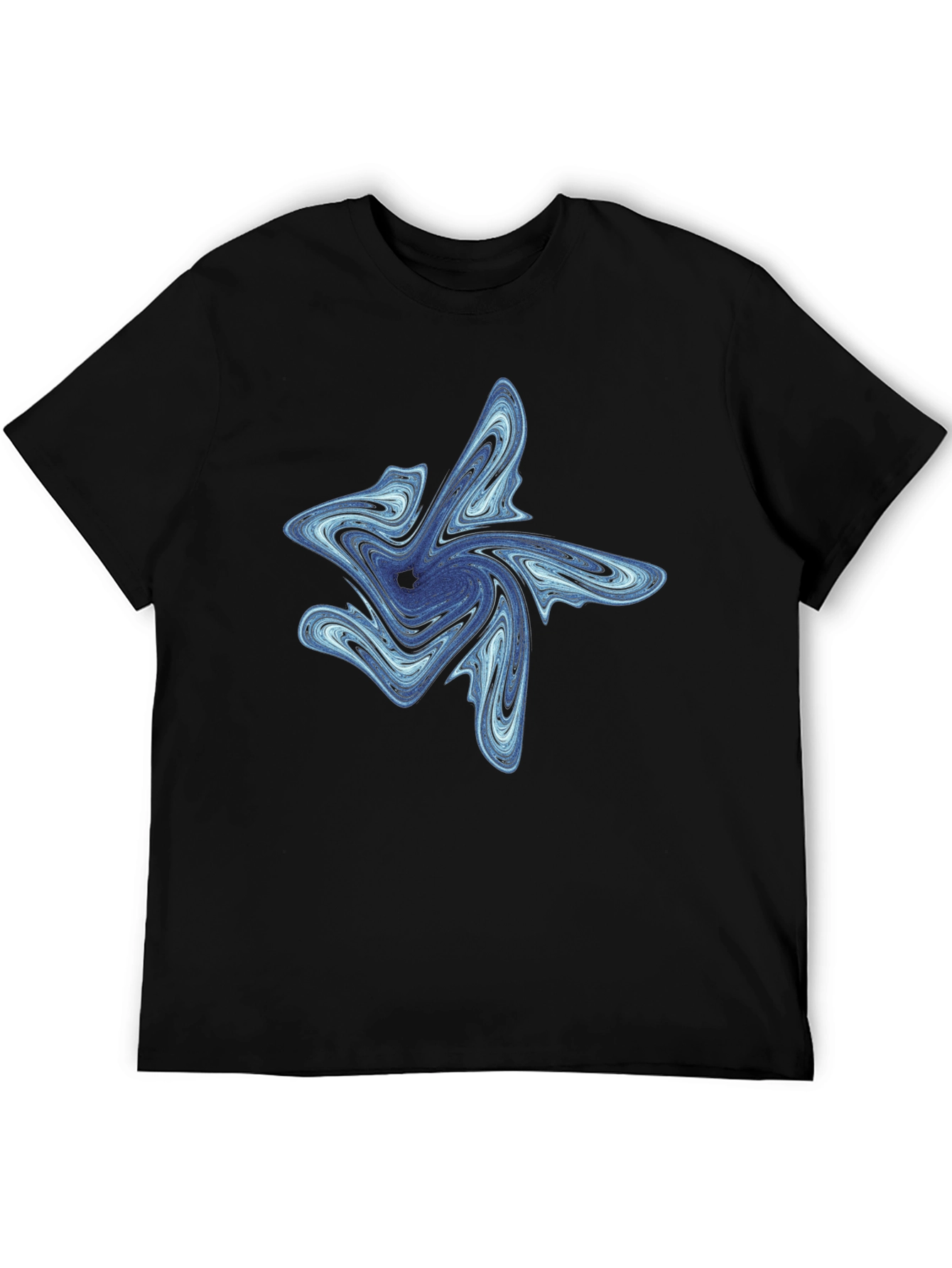 Abstract Swirl Graphic Tee - Modern Comfort