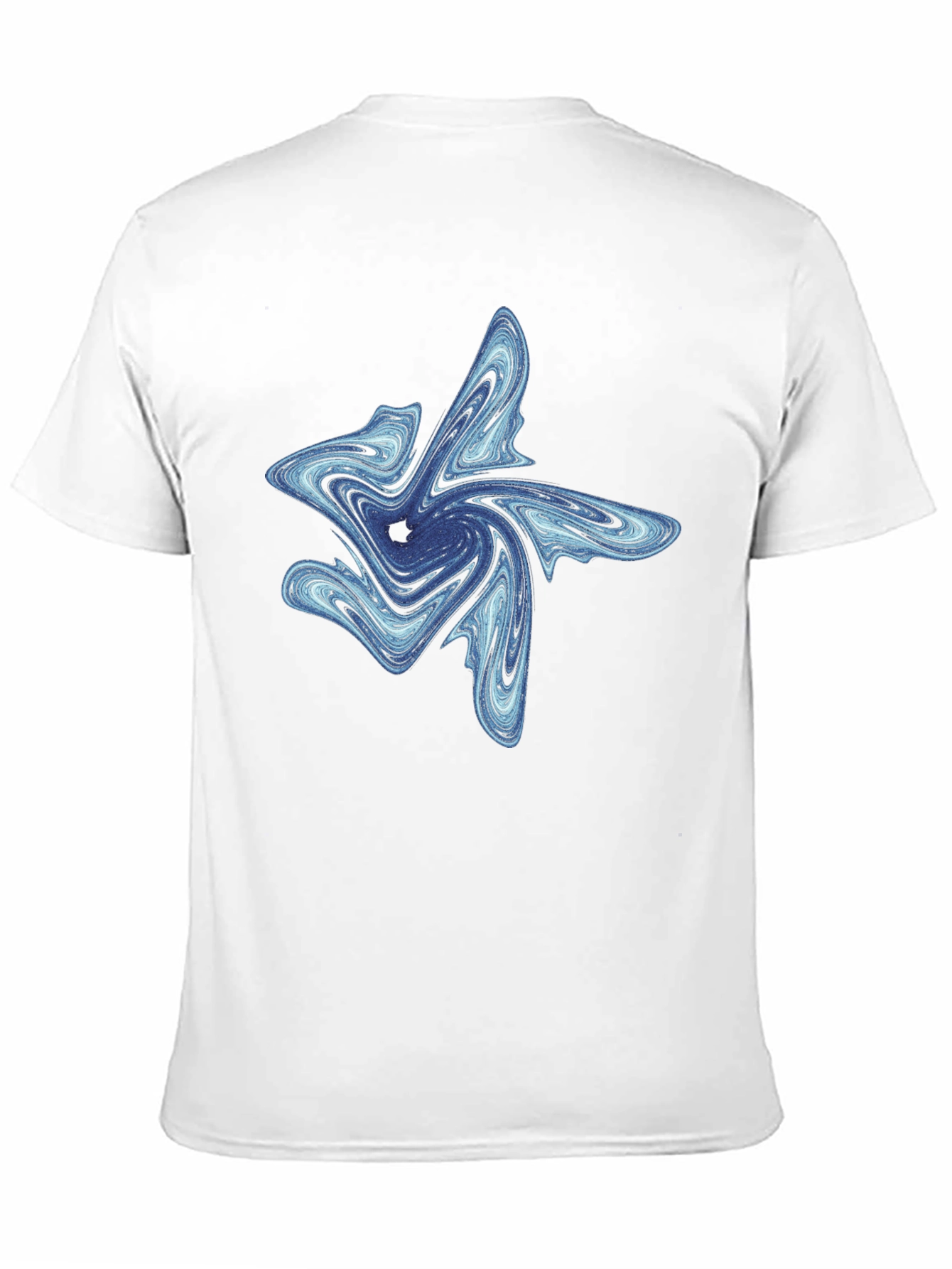 Abstract Swirl Graphic Tee - Modern Comfort
