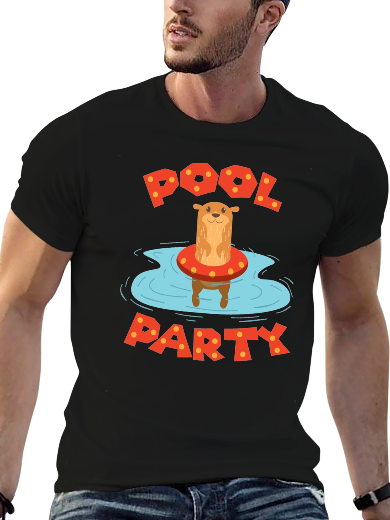 Otter Pool Party Graphic T-Shirt