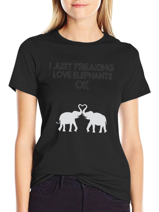 Elephant Lover T-Shirt - Cute Animal Tee