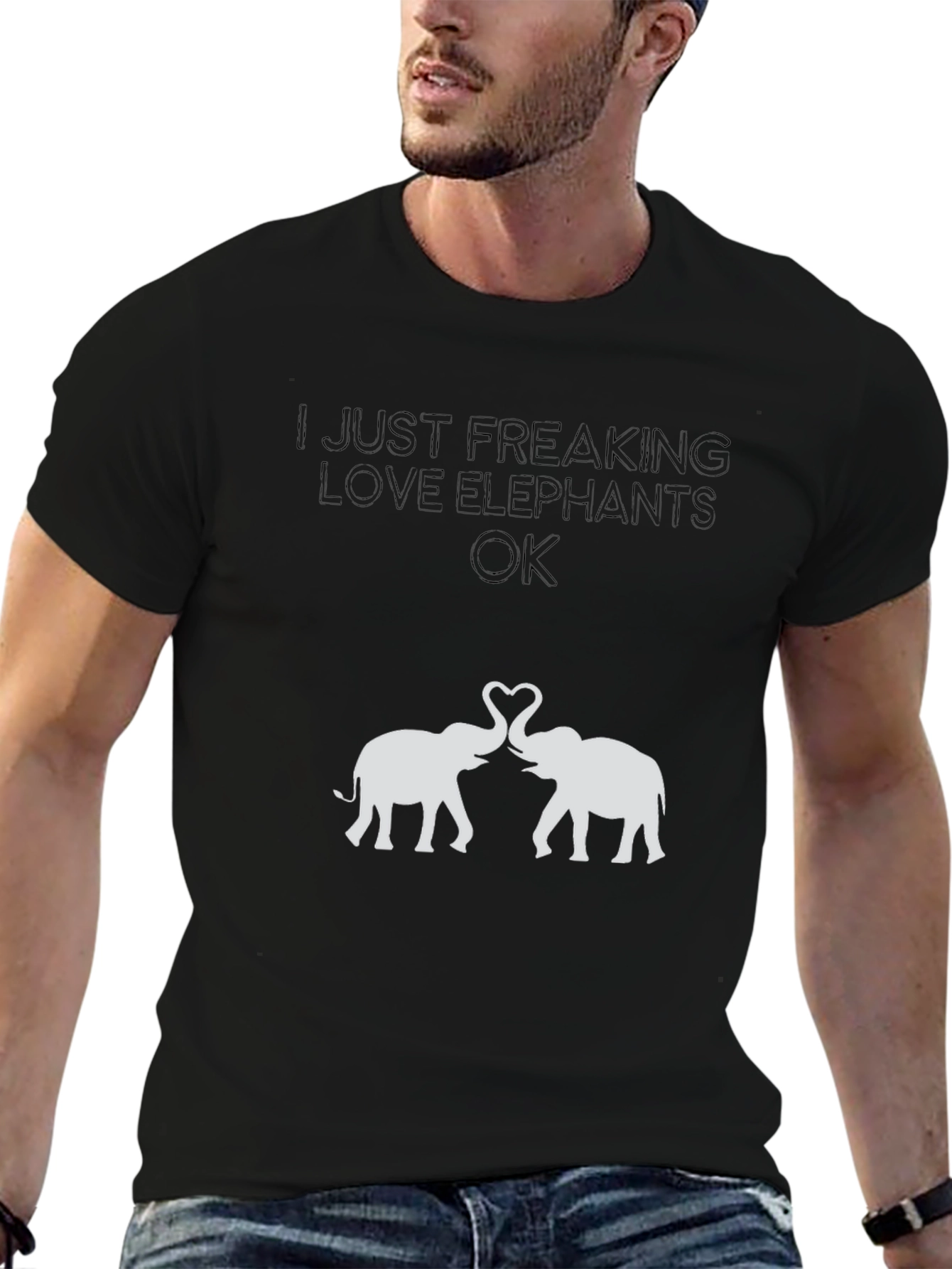 Elephant Lover T-Shirt - Cute Animal Tee