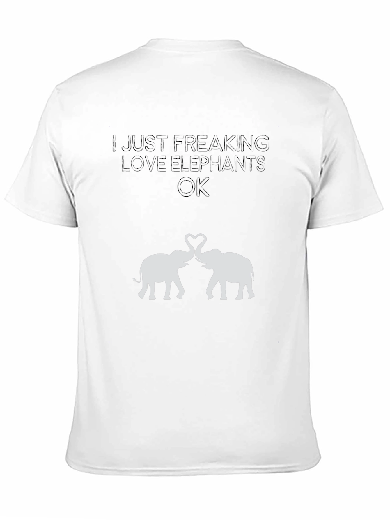 Elephant Lover T-Shirt - Cute Animal Tee