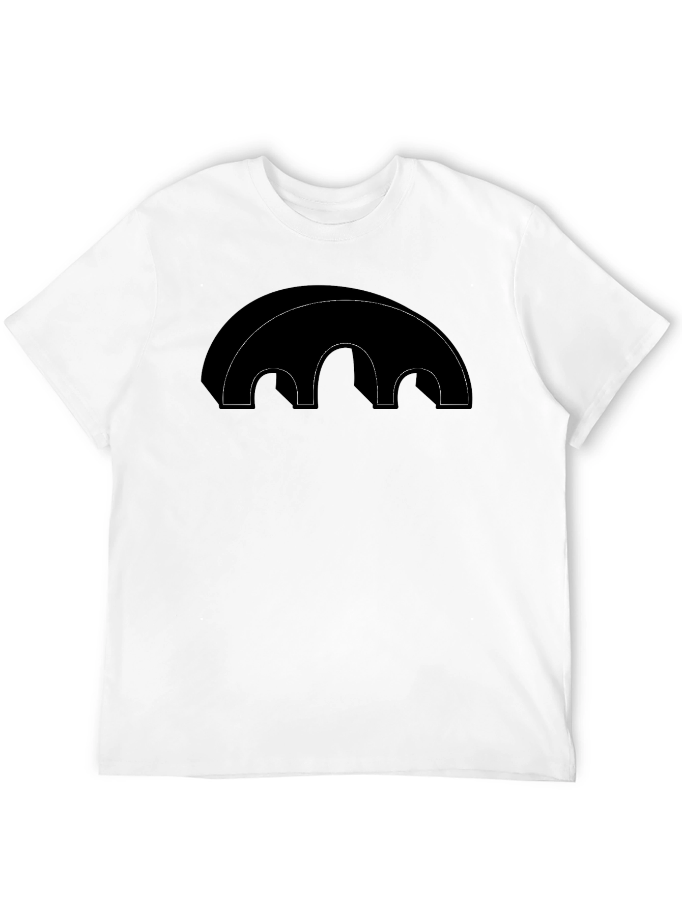 Minimalist Black Arch Graphic Tee
