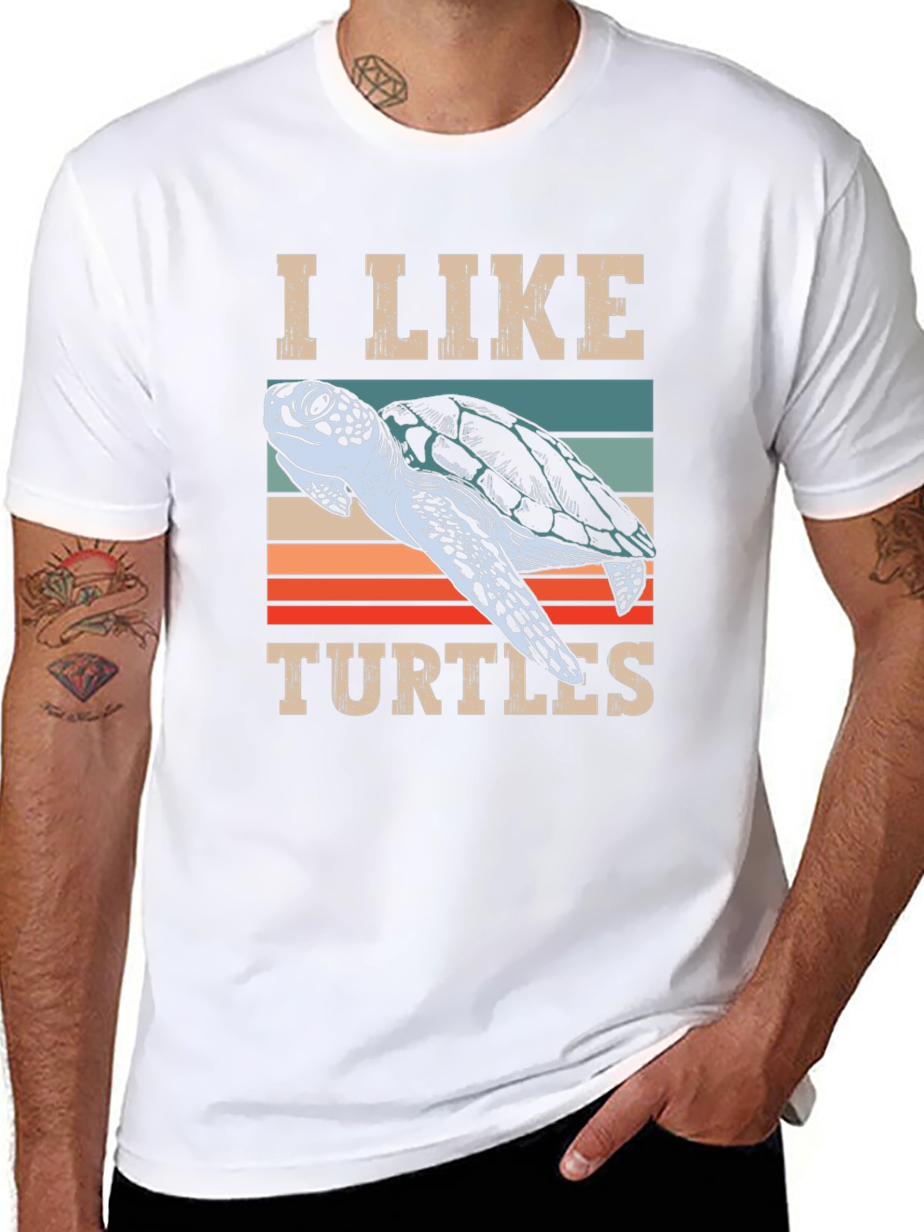 I Like Turtles Graphic Tee