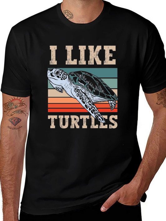 I Like Turtles Graphic Tee