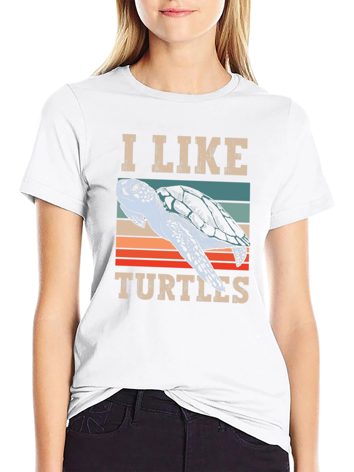 I Like Turtles Graphic Tee
