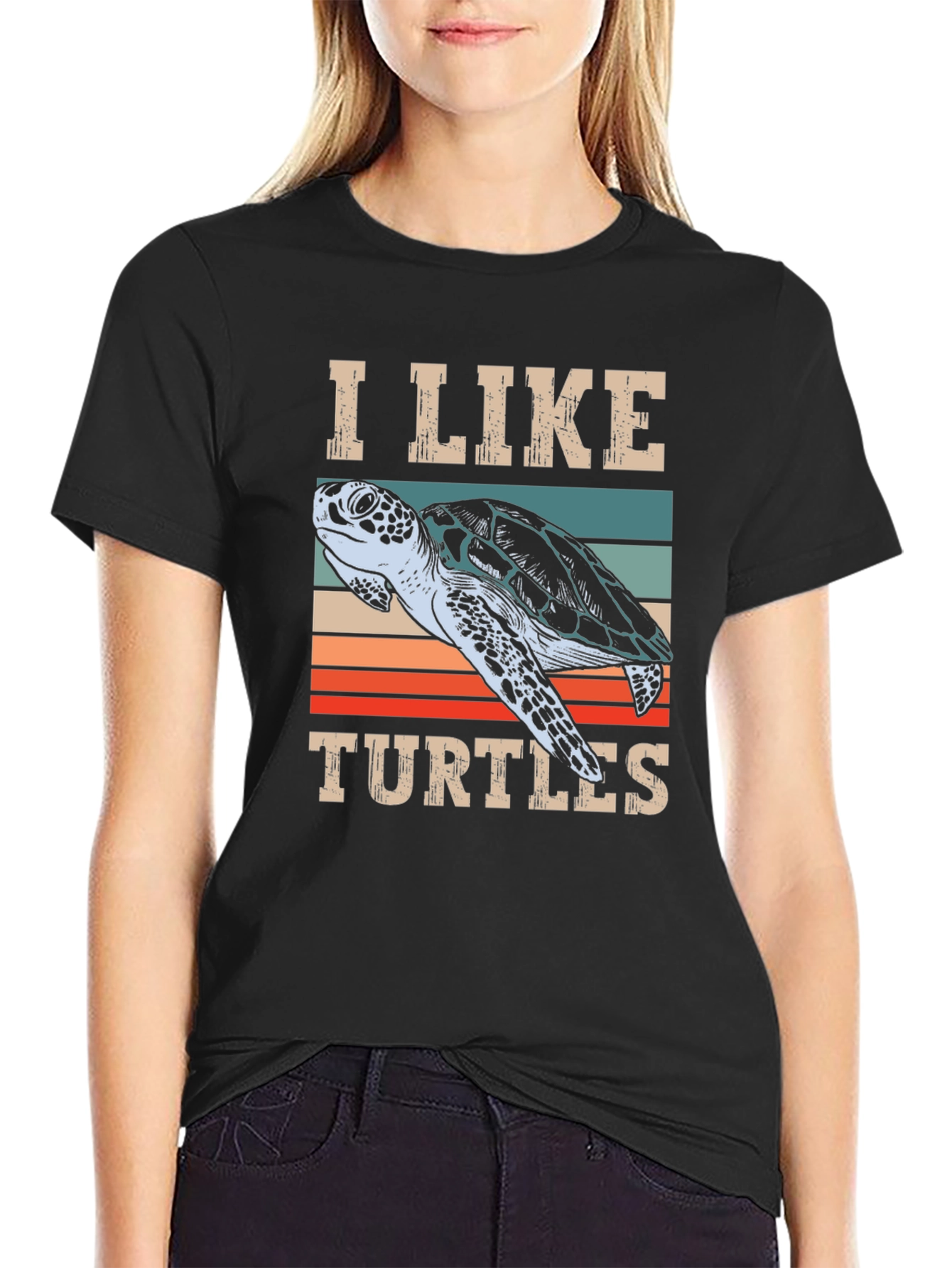 I Like Turtles Graphic Tee