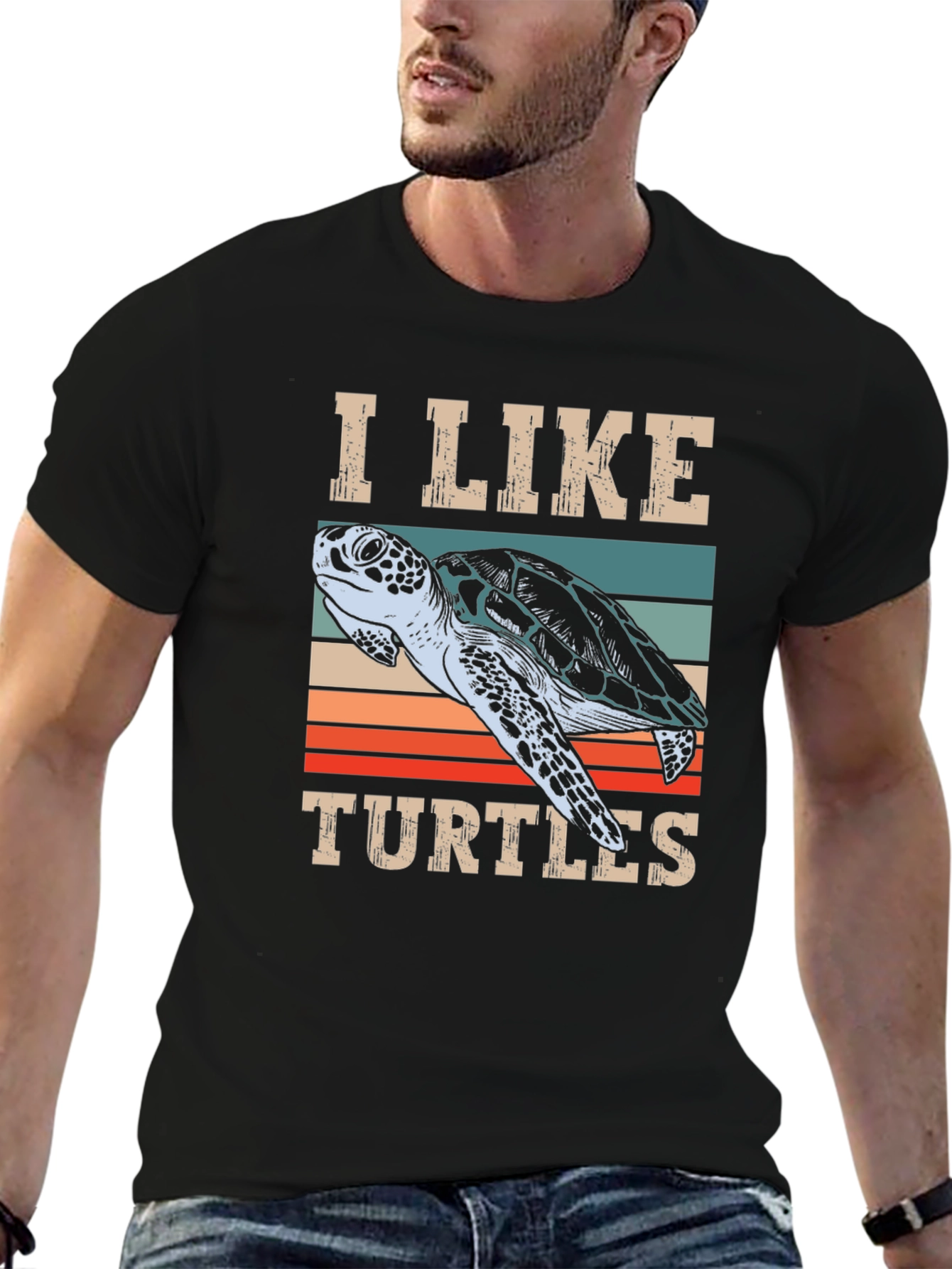 I Like Turtles Graphic Tee