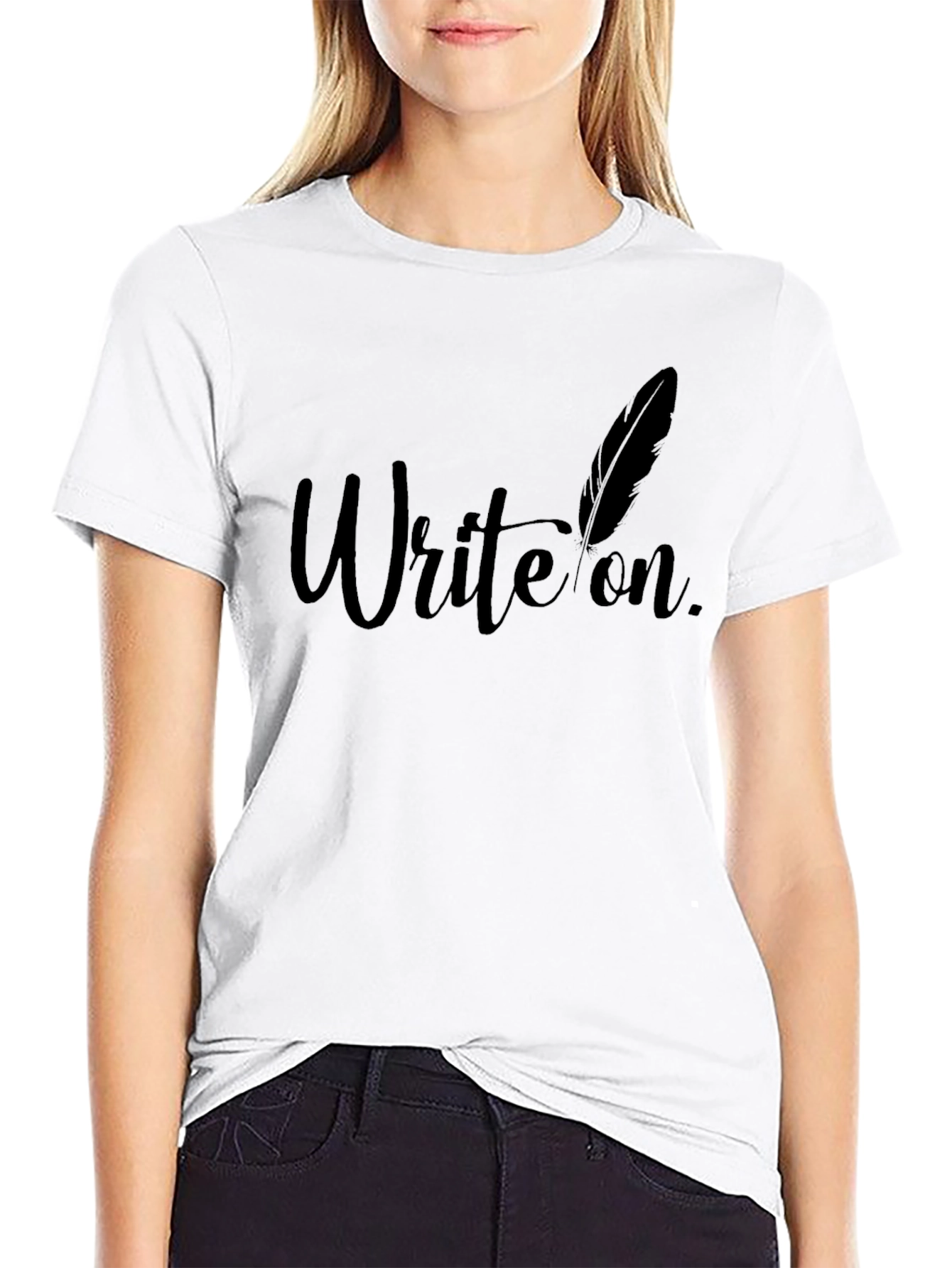 Write On T-Shirt - Stylish Writers Tee