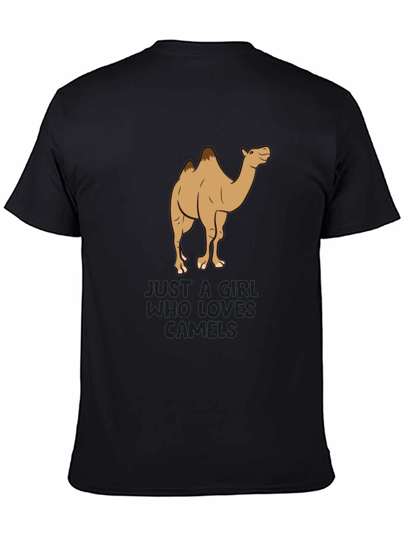 Camel Lover Black T-Shirt