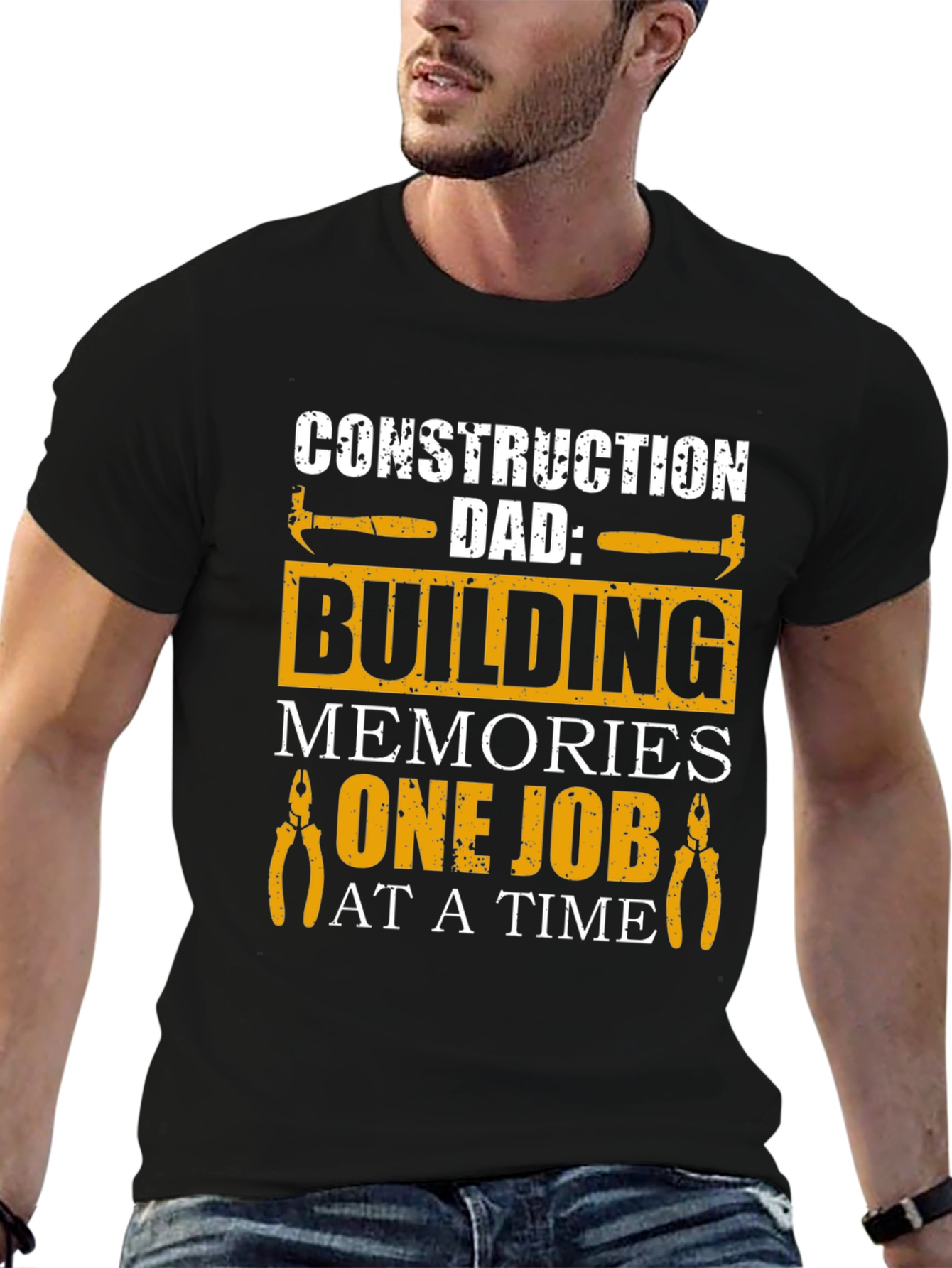 Construction Dad T-Shirt: Building Memories