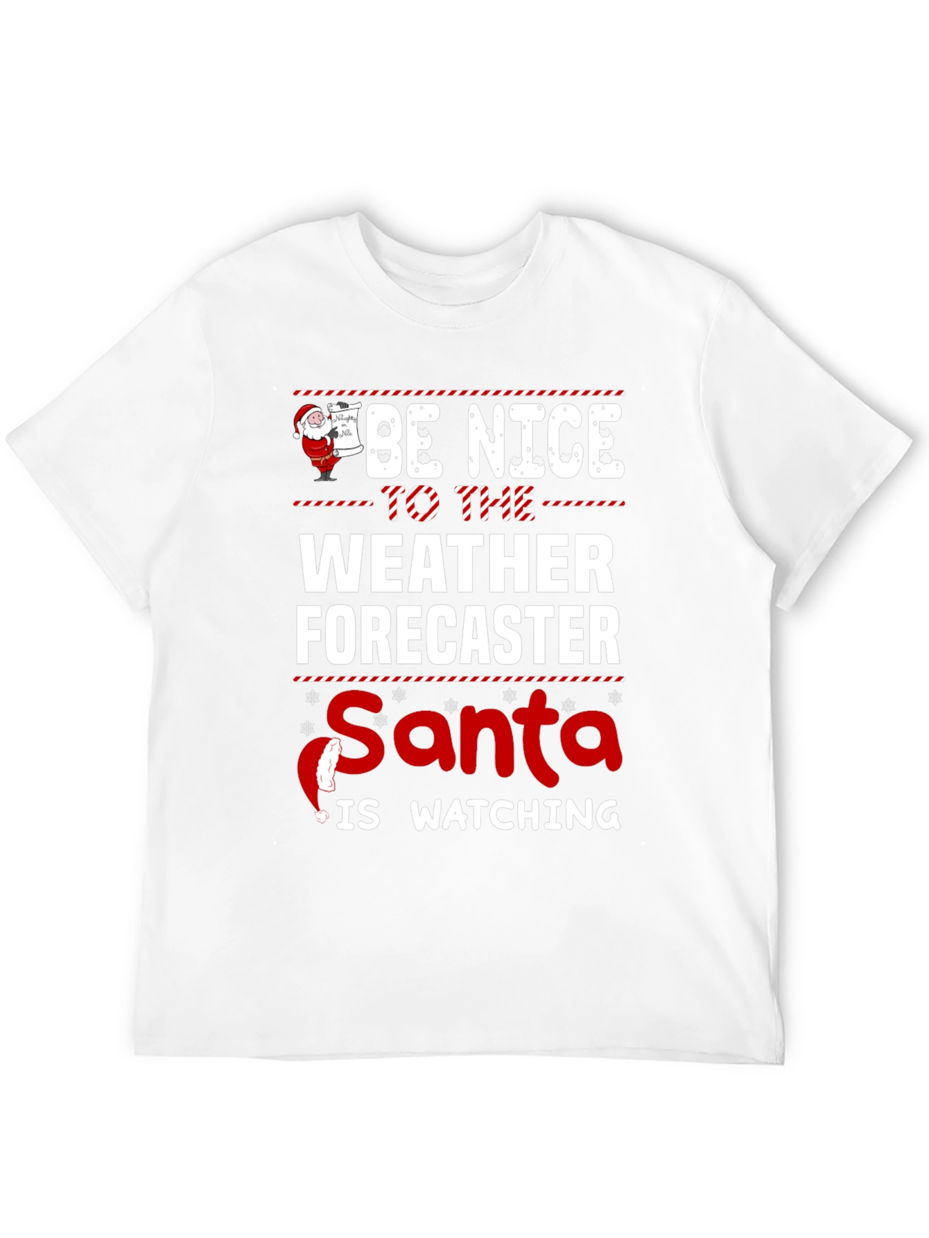 Funny Weather Forecaster Christmas T-Shirt