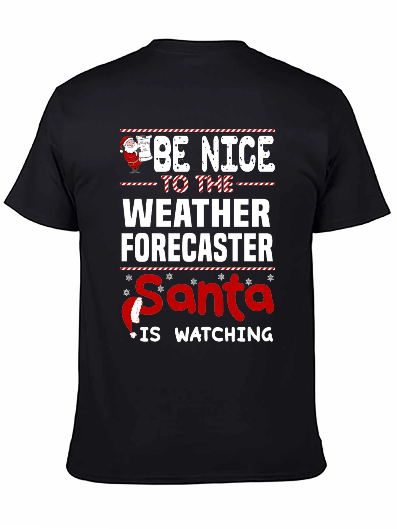 Funny Weather Forecaster Christmas T-Shirt