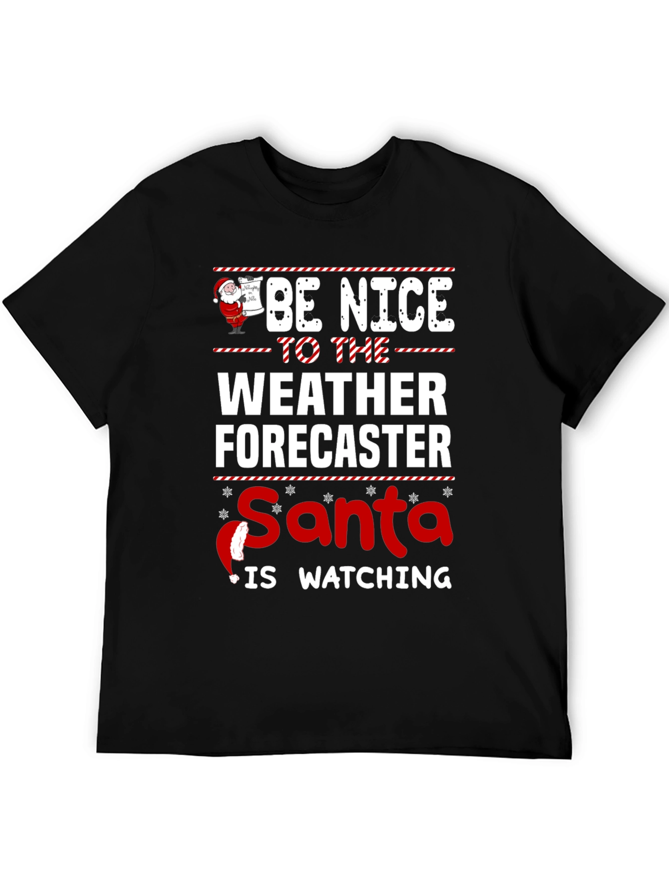 Funny Weather Forecaster Christmas T-Shirt