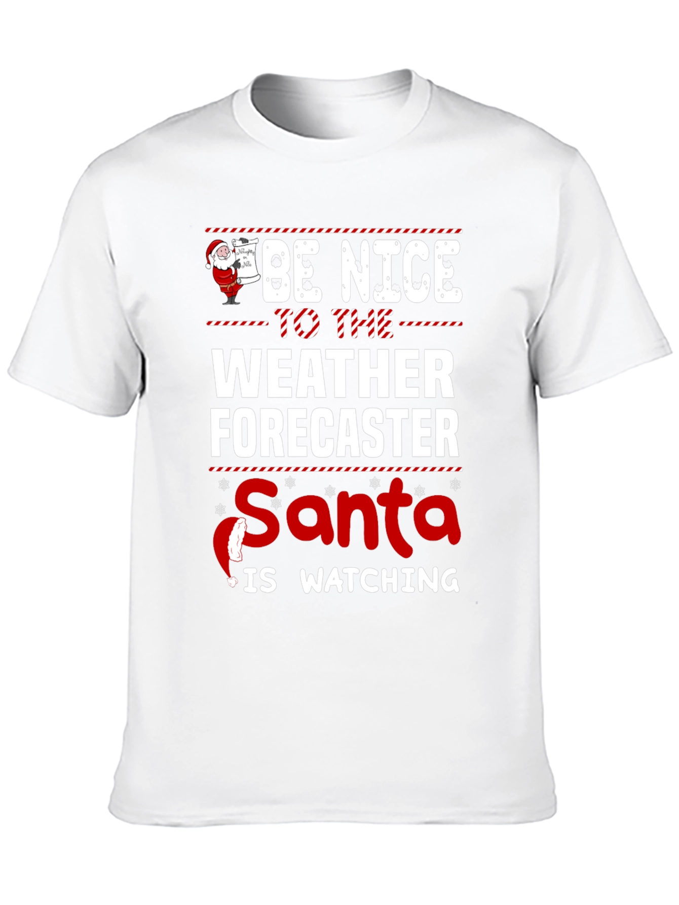 Funny Weather Forecaster Christmas T-Shirt