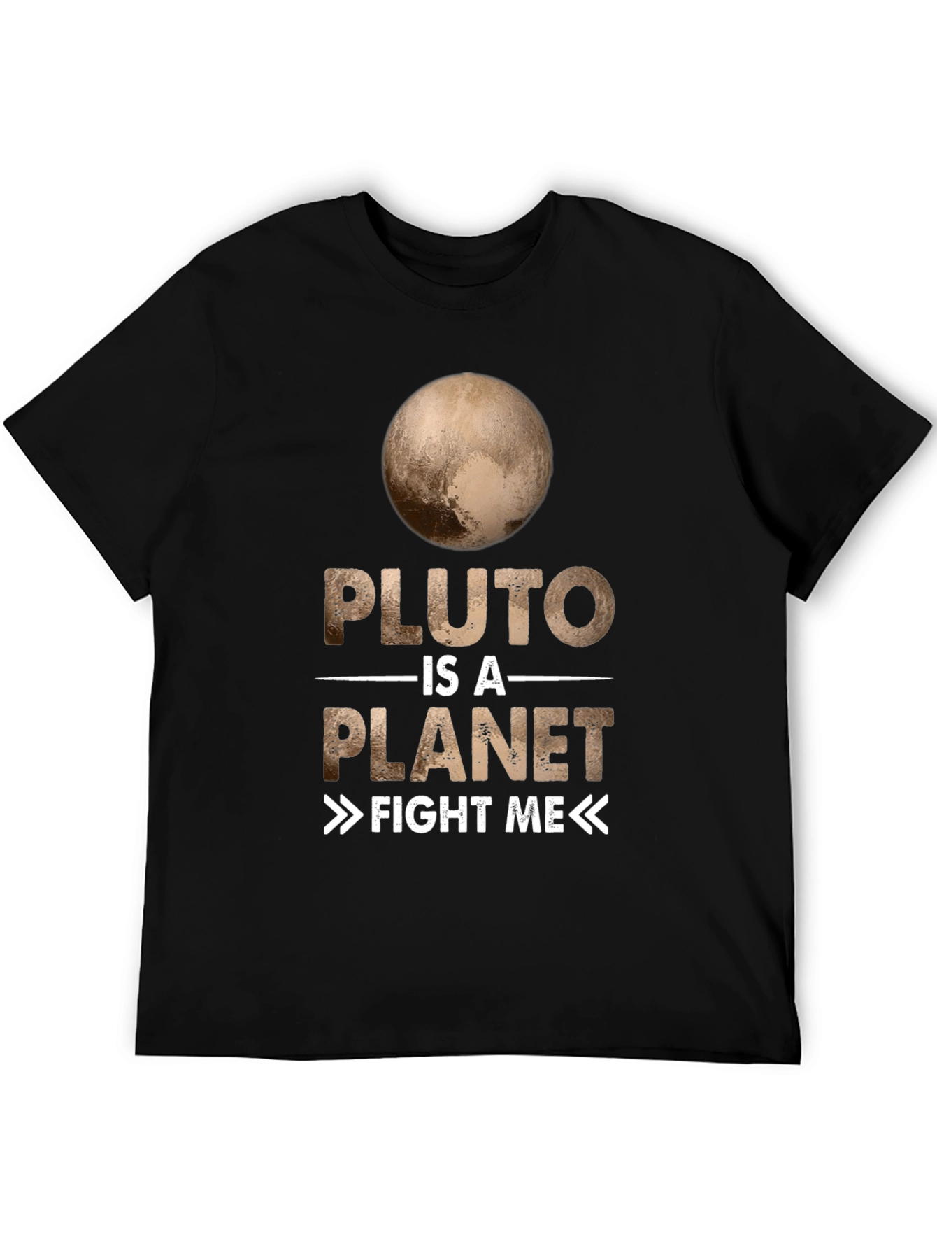 Pluto Is A Planet Mens T-Shirt