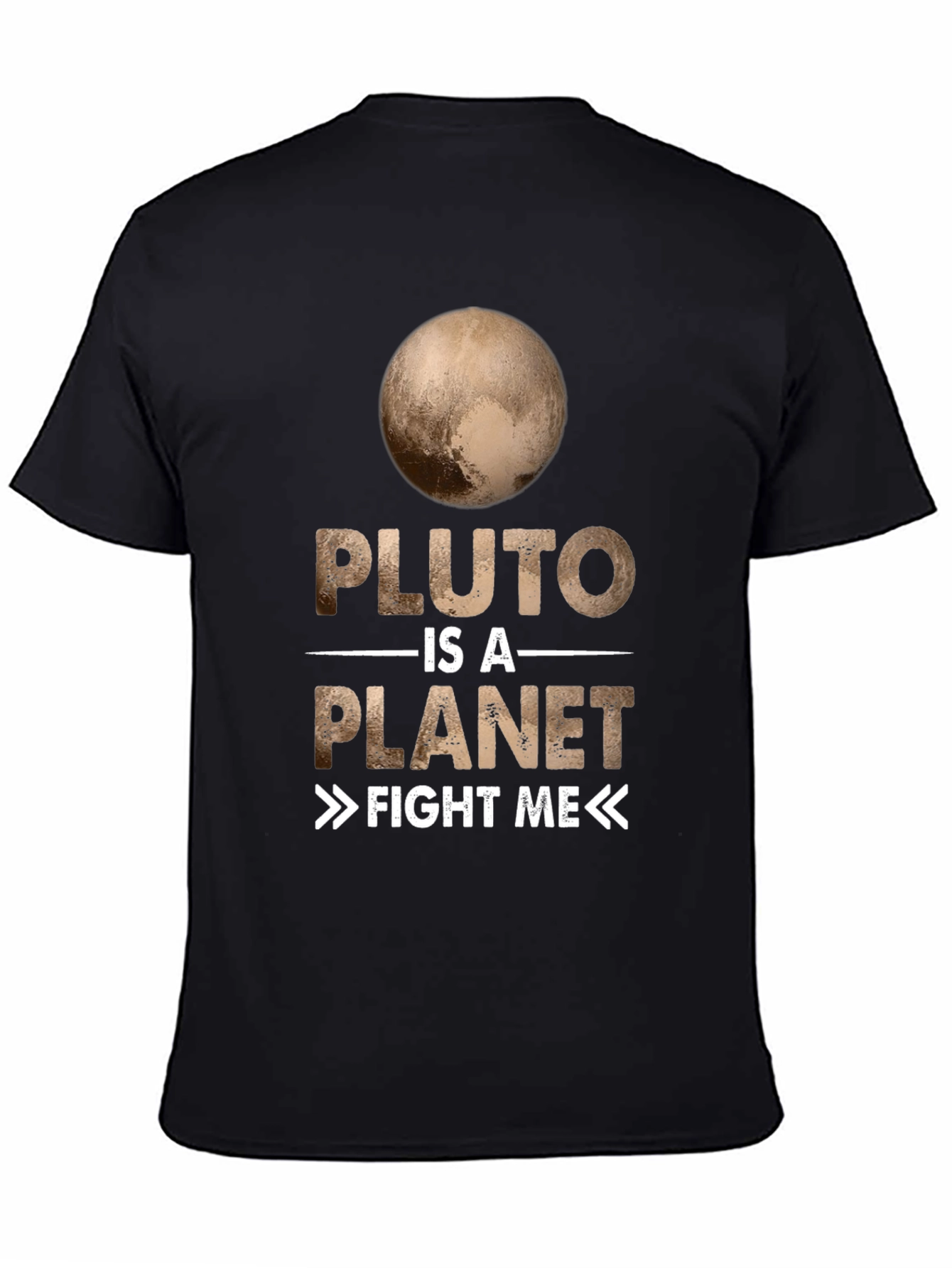Pluto Is A Planet Mens T-Shirt