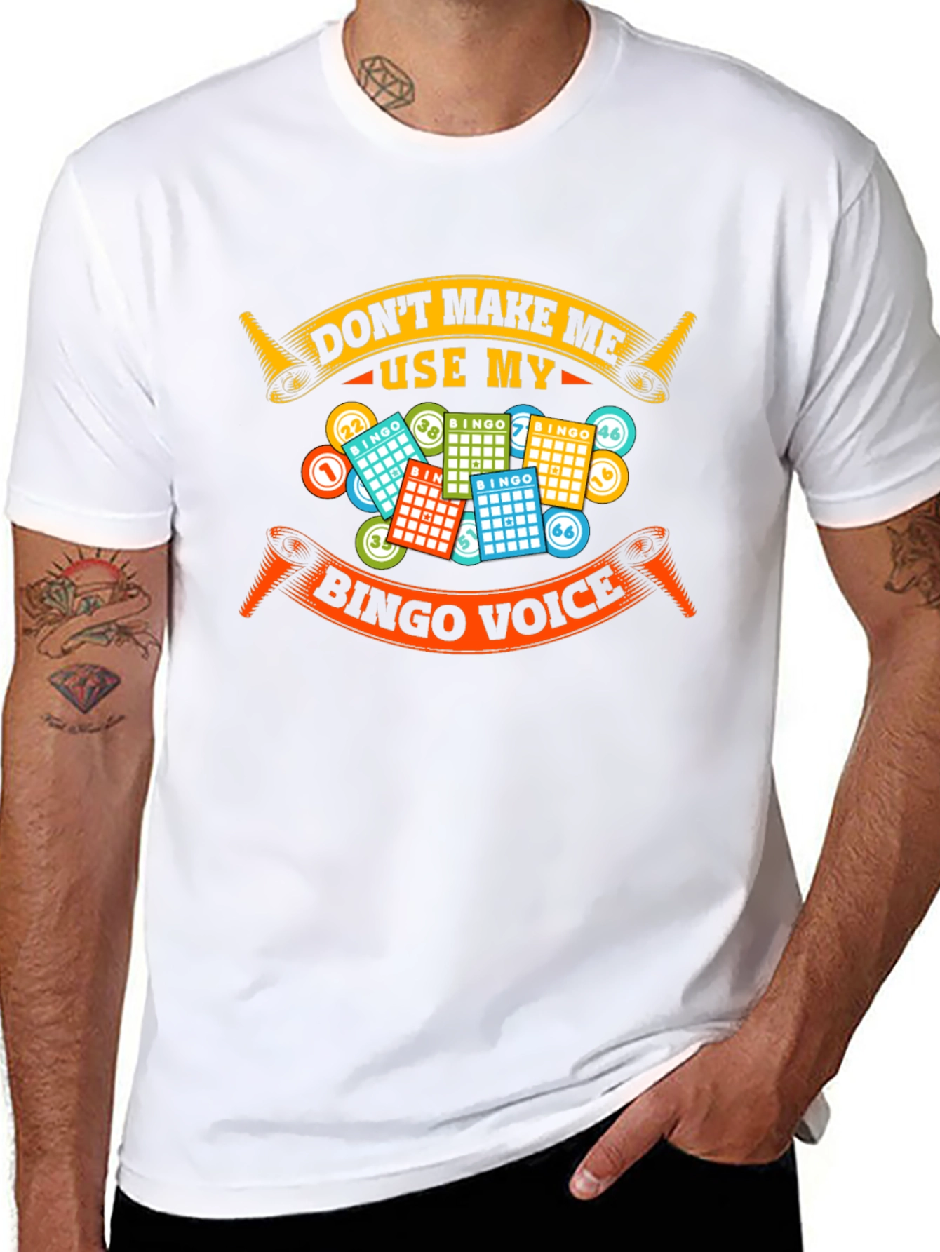 Dont Make Me Use My Bingo Voice T-Shirt