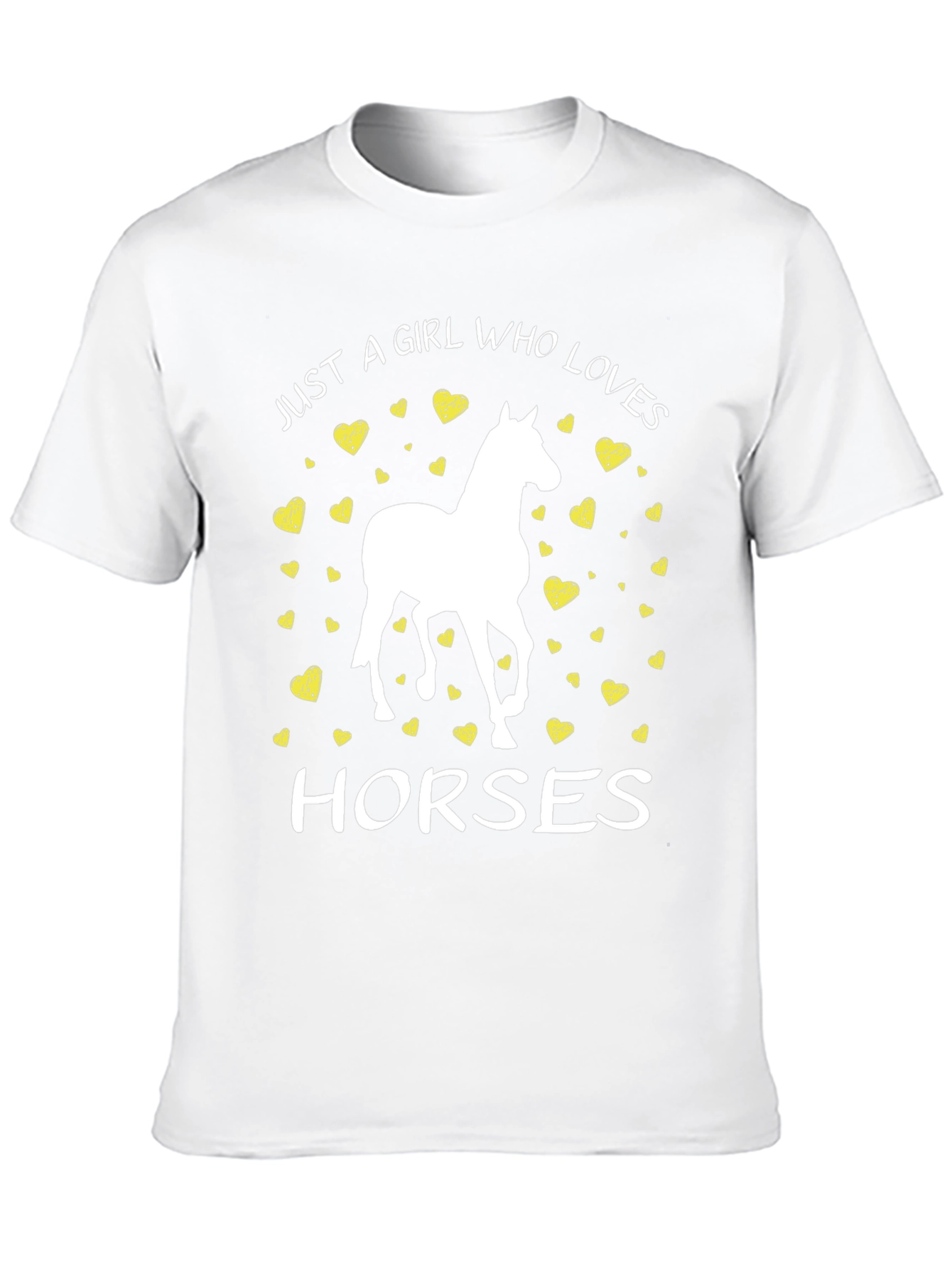 Girl Who Loves Horses T-Shirt