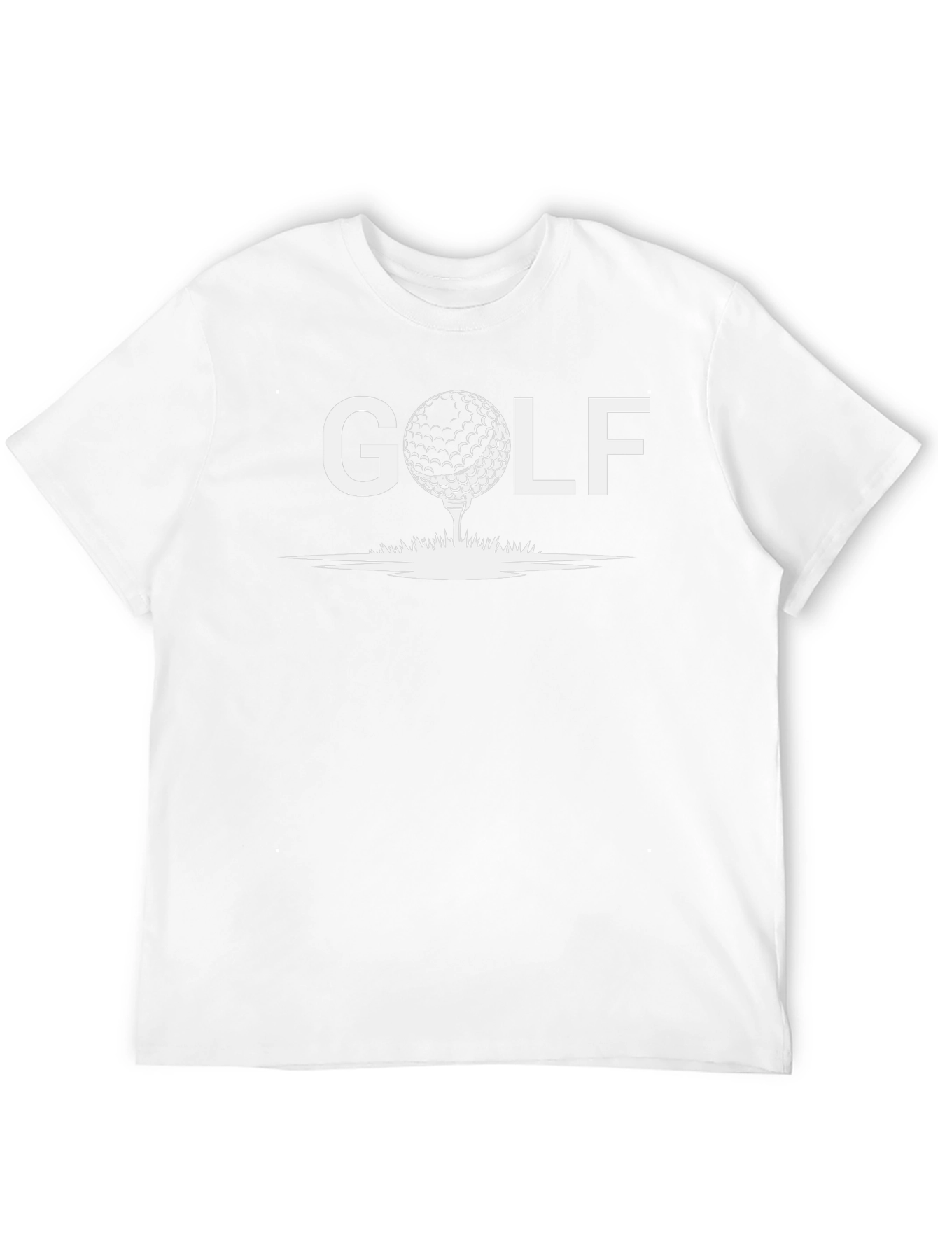Golf Tee Graphic T-Shirt - Black