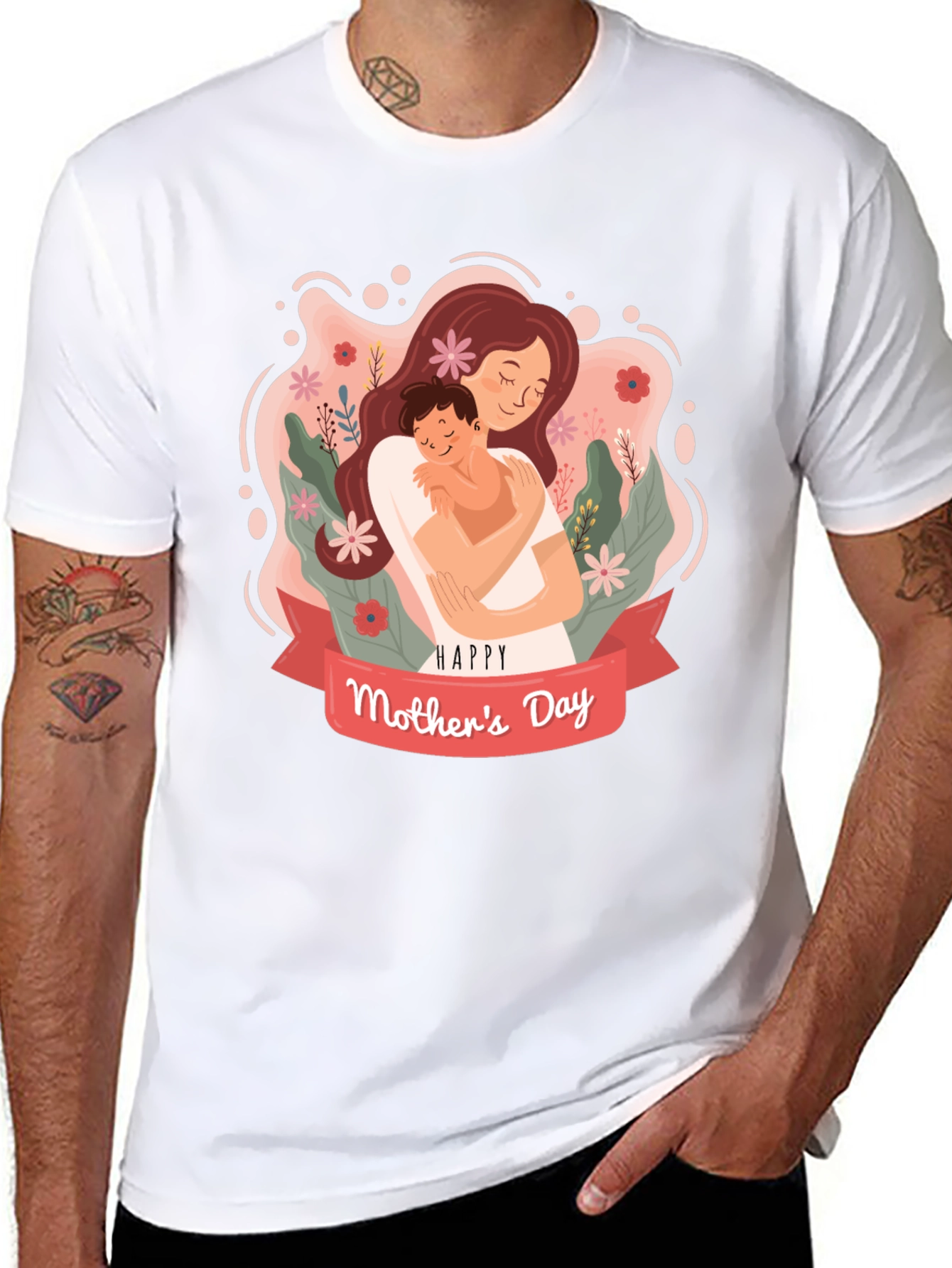 Mothers Day Graphic Tee - Mom & Child