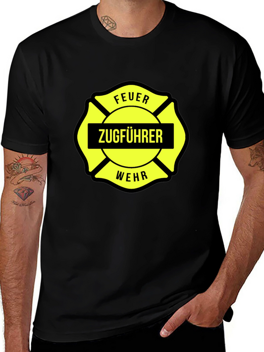 Firefighter Train Conductor T-Shirt