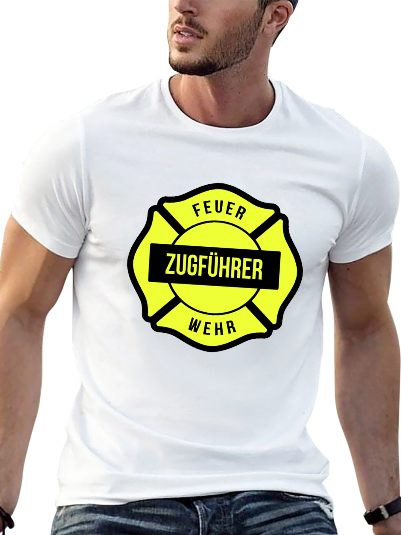 Firefighter Train Conductor T-Shirt