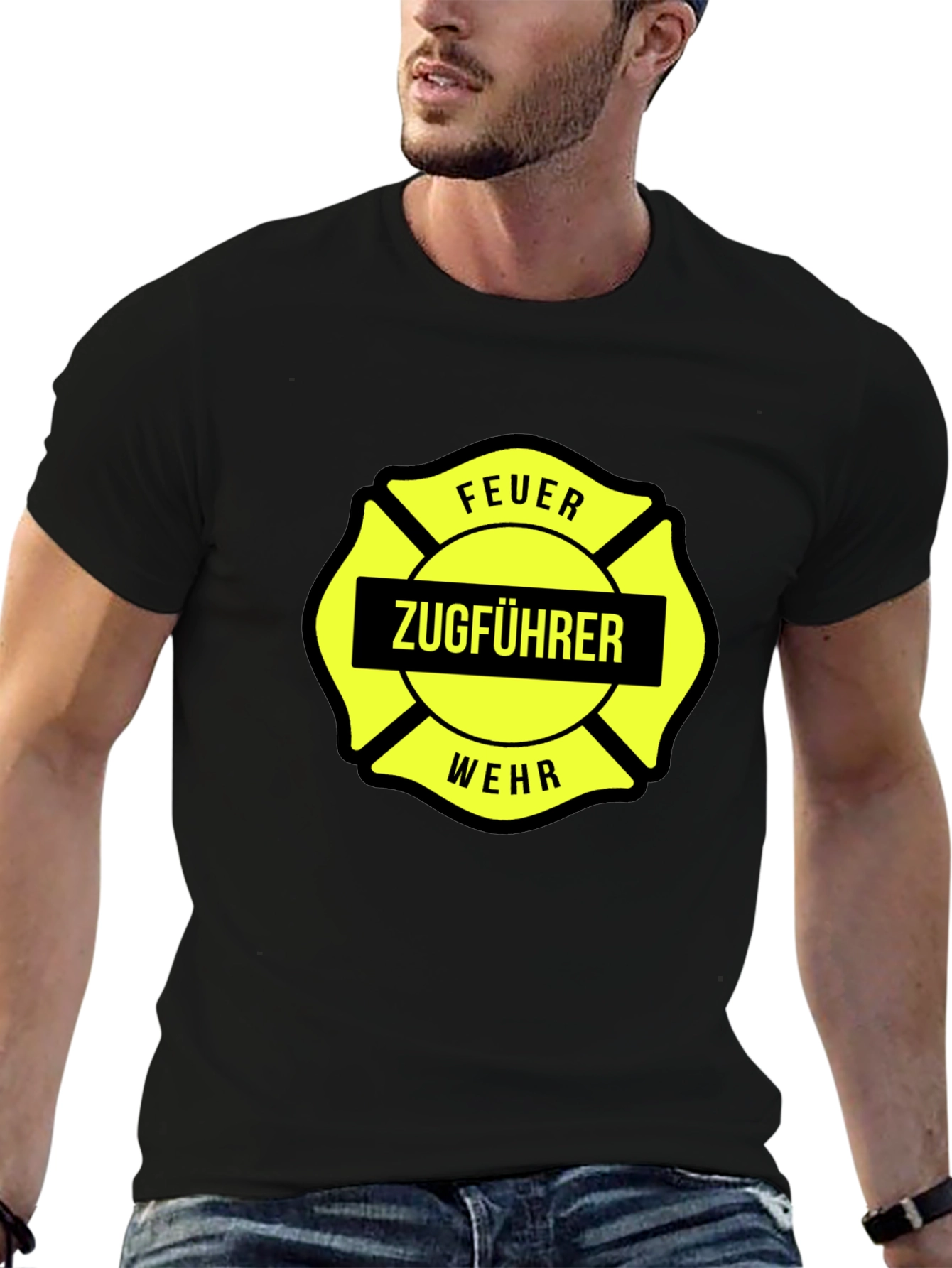 Firefighter Train Conductor T-Shirt